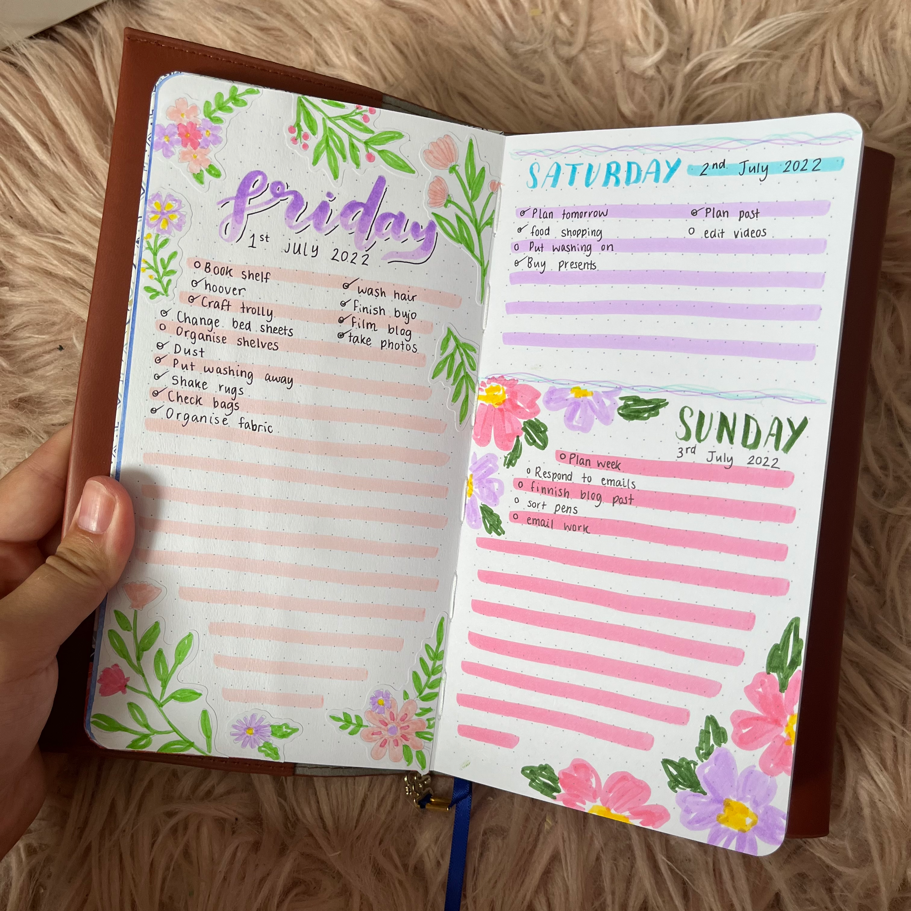 weekly to do pages