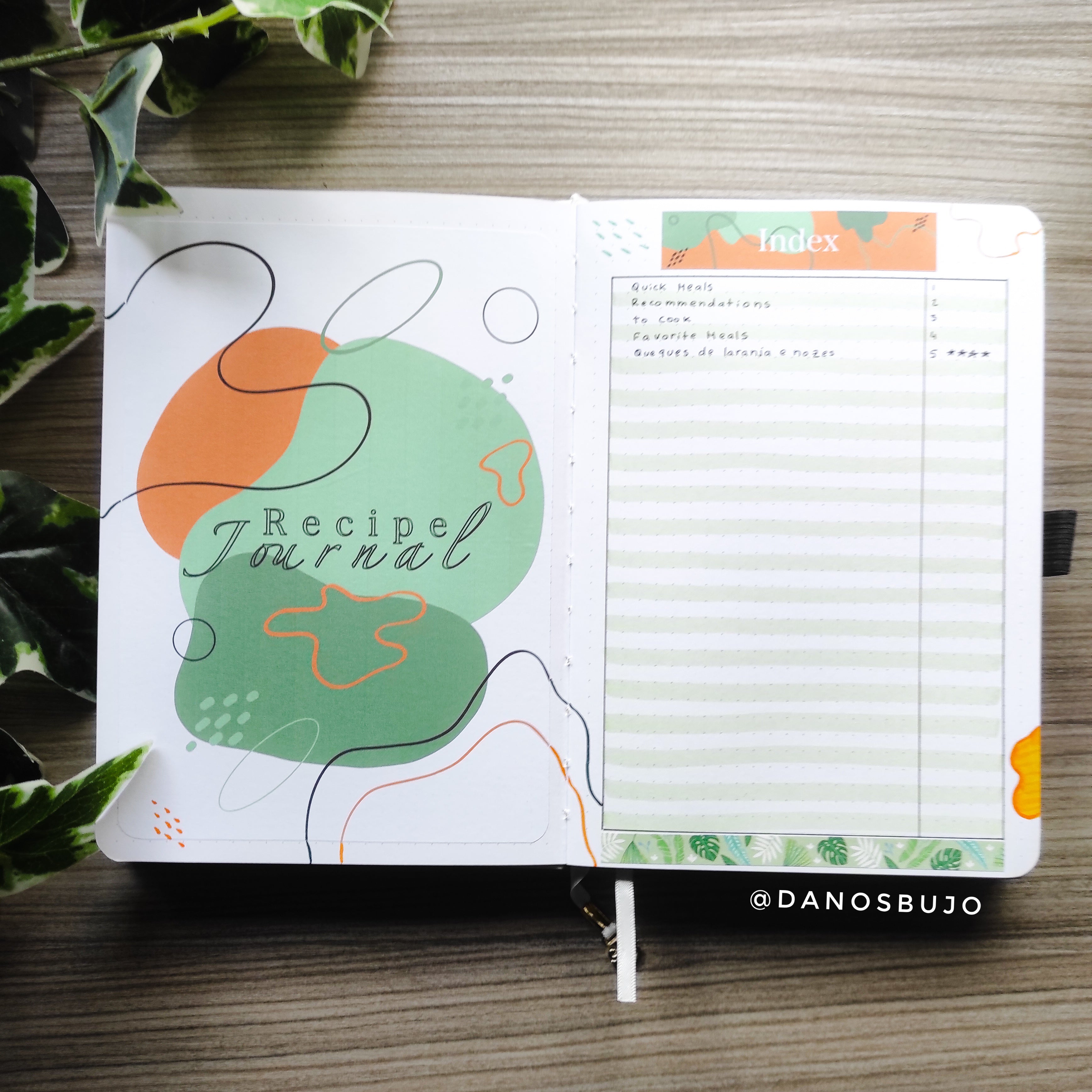 RECIPE BULLET JOURNAL - HOW TO SET UP ↬ WITH FLIP THROUGH 