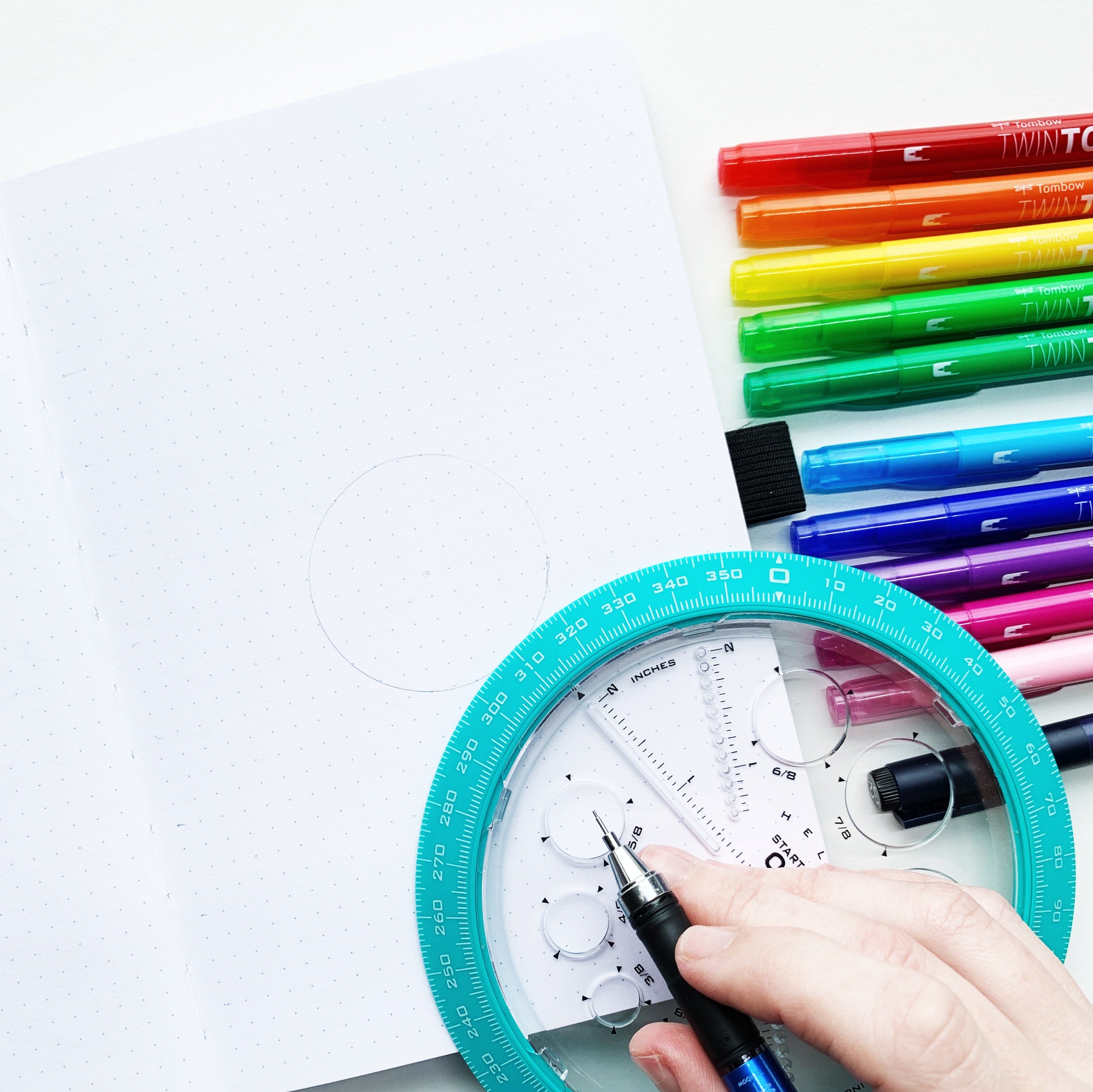 Learn how to create a February Rainbow Pattern Cover Page with Adrienne from @studio80design!