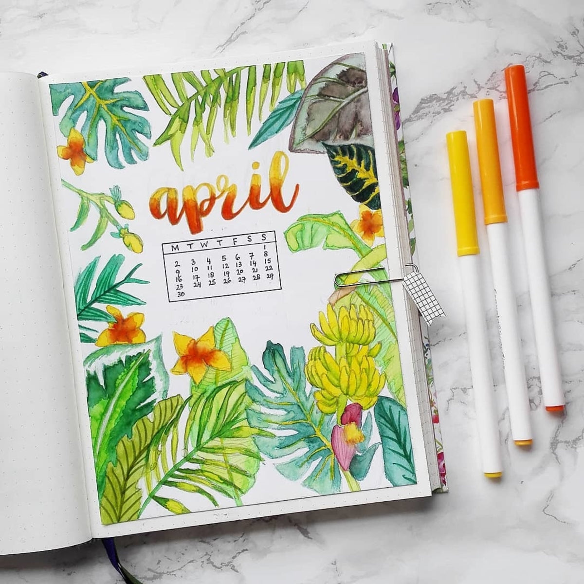 Tropical Summer Journal Theme