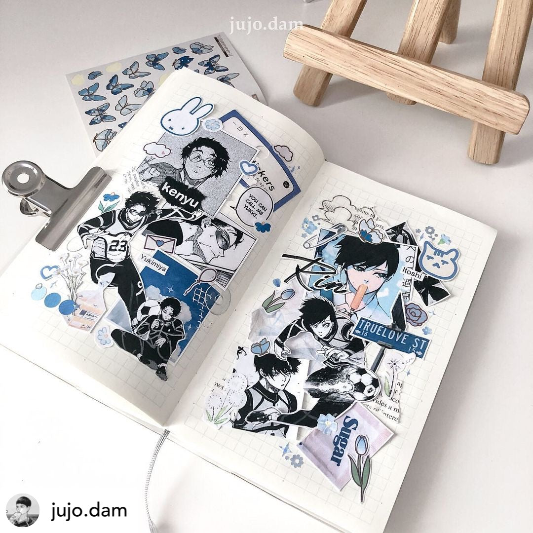anime spread by jujo.dam on Instagram