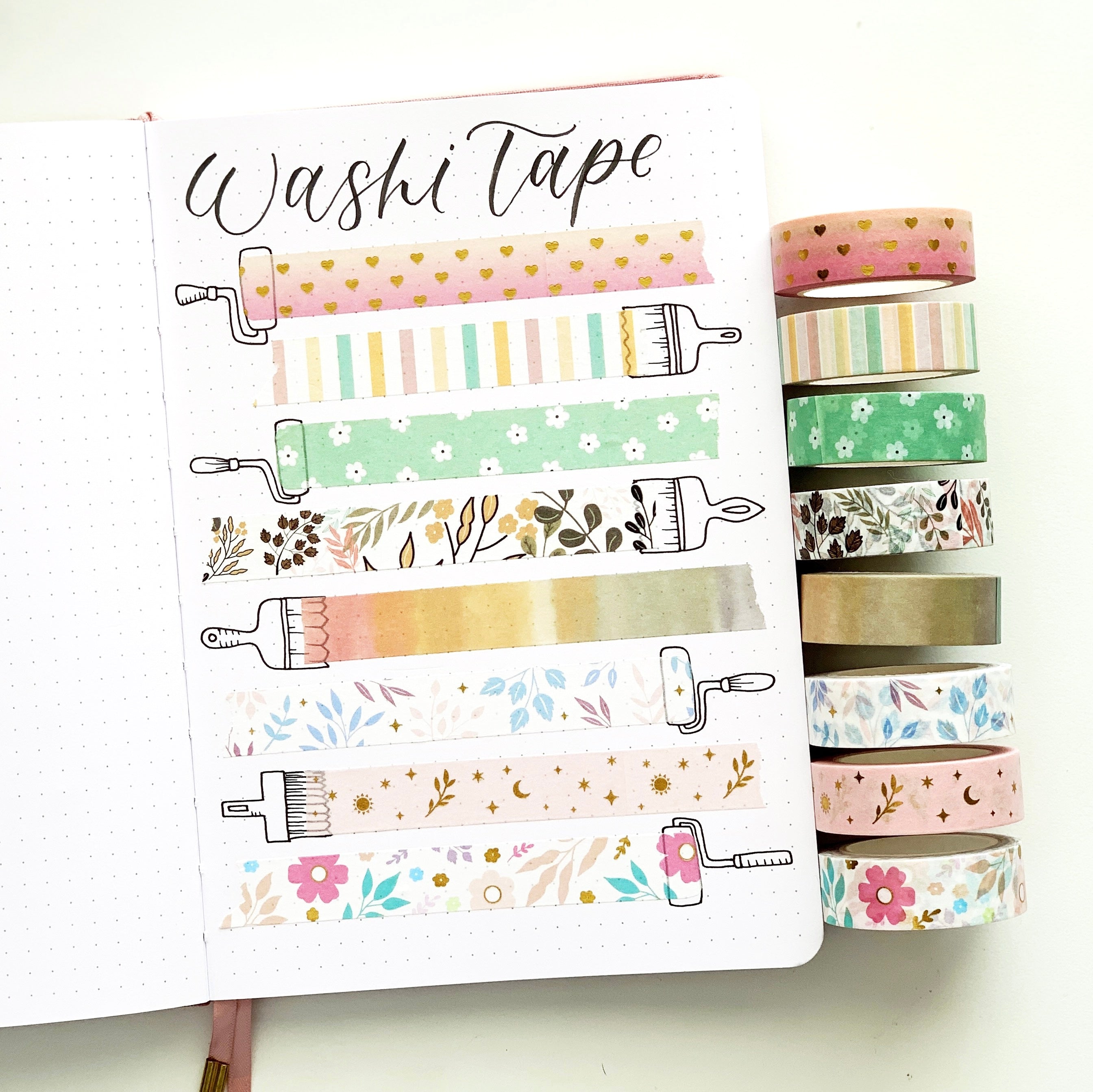 final Washi Tape spread