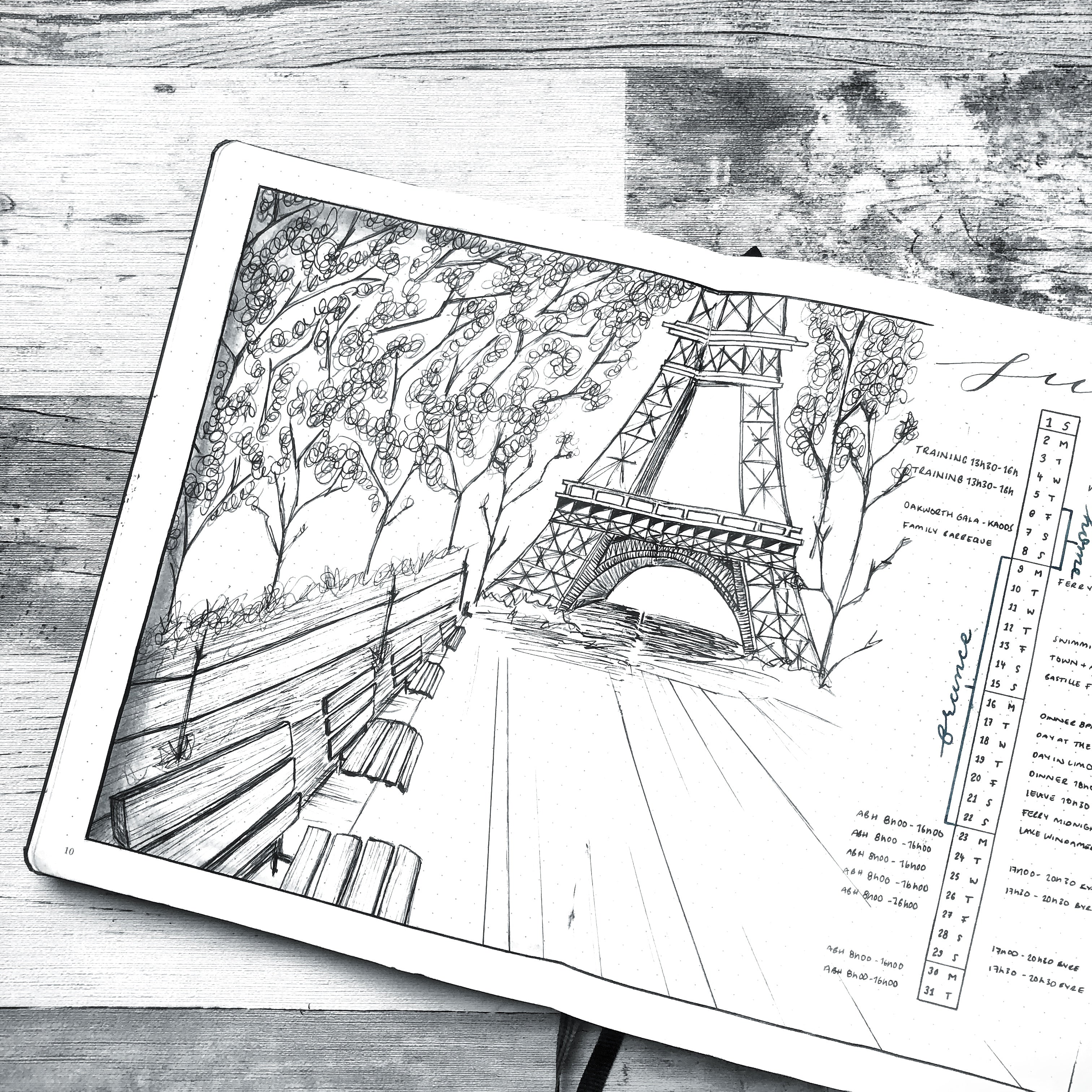 Eiffel Tower Sketch