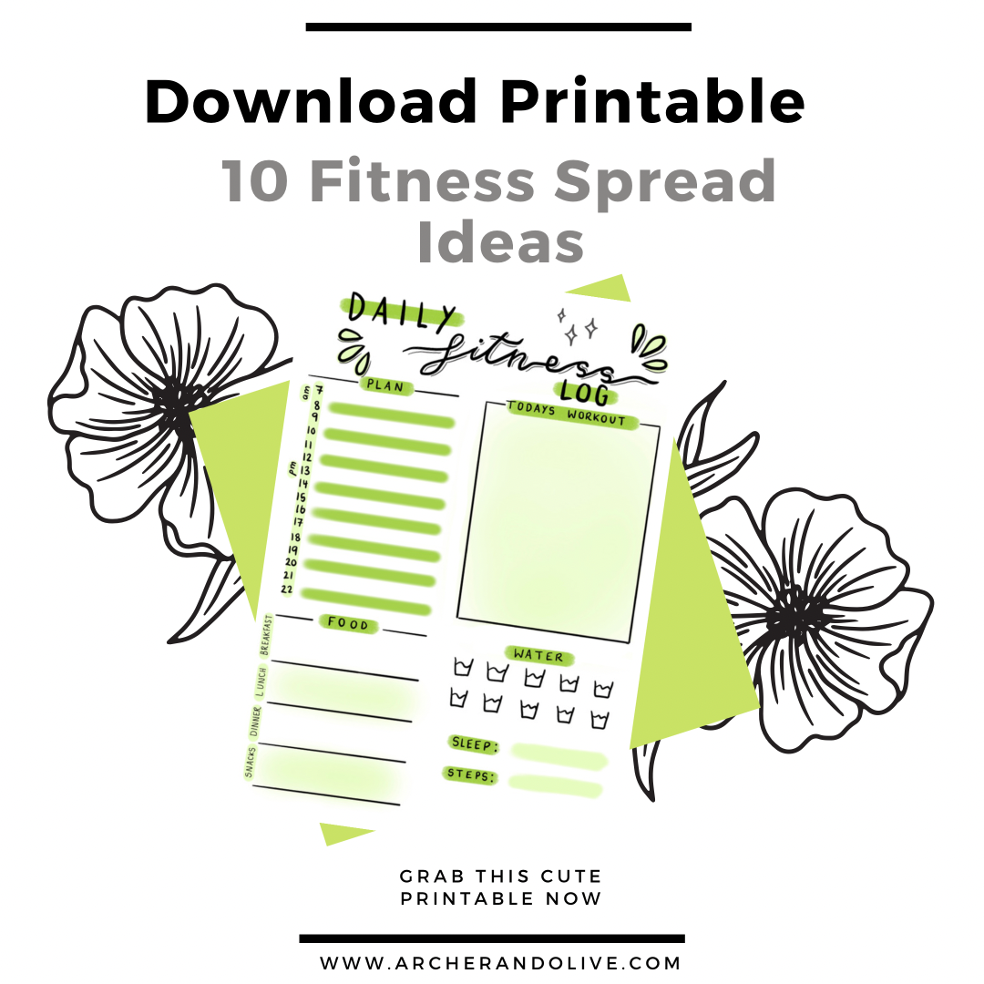 fitness printable