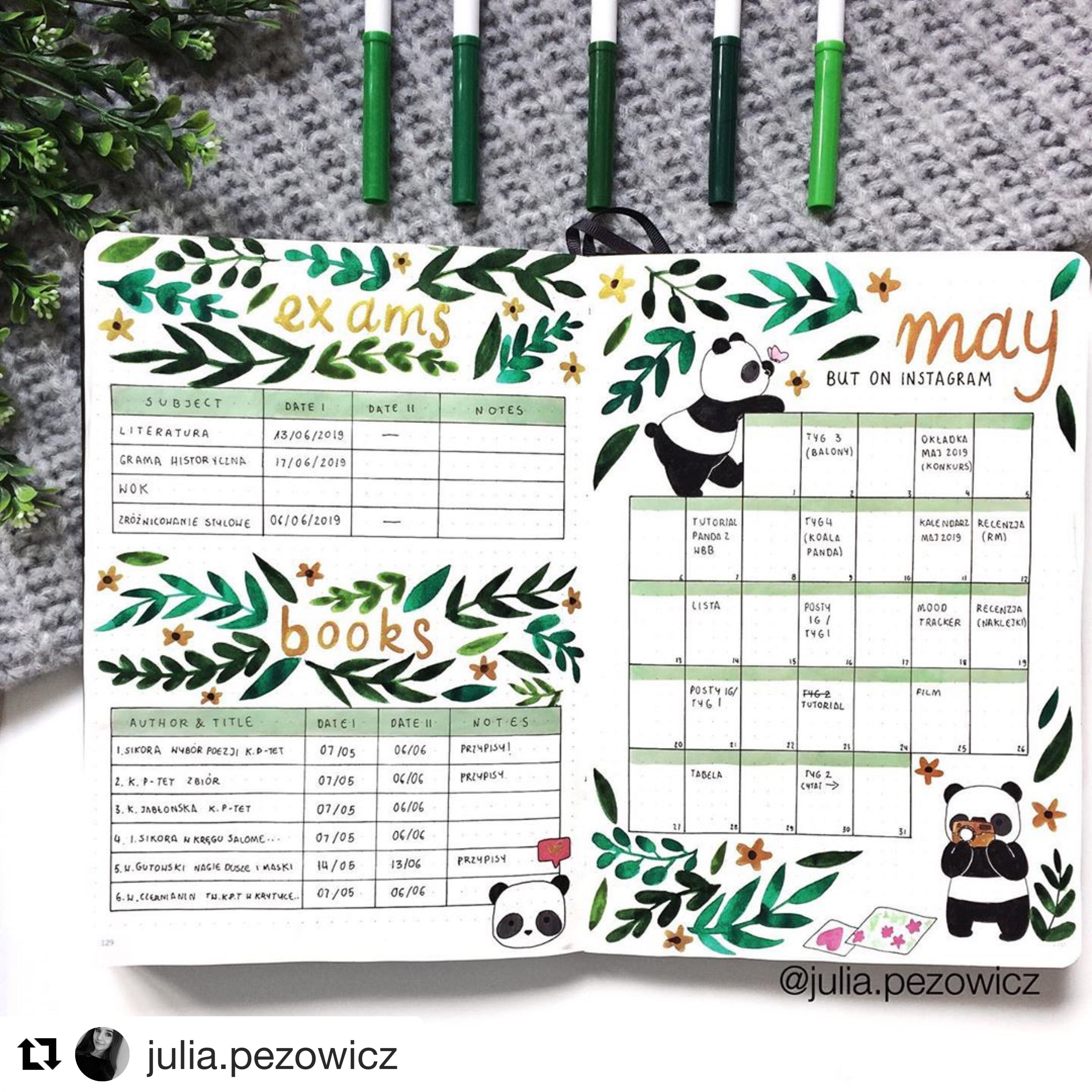 Julia Monthly Log