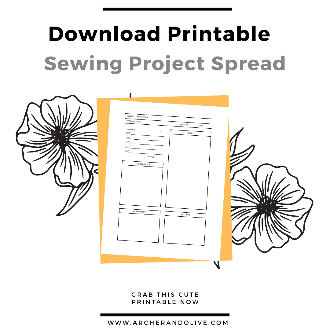 sewing printable