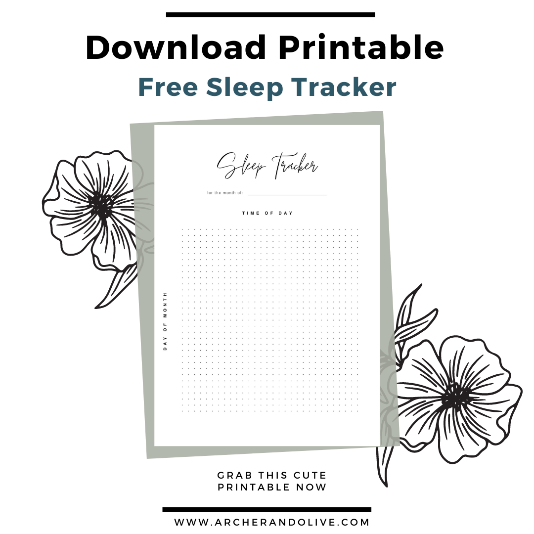 free sleep tracker printable