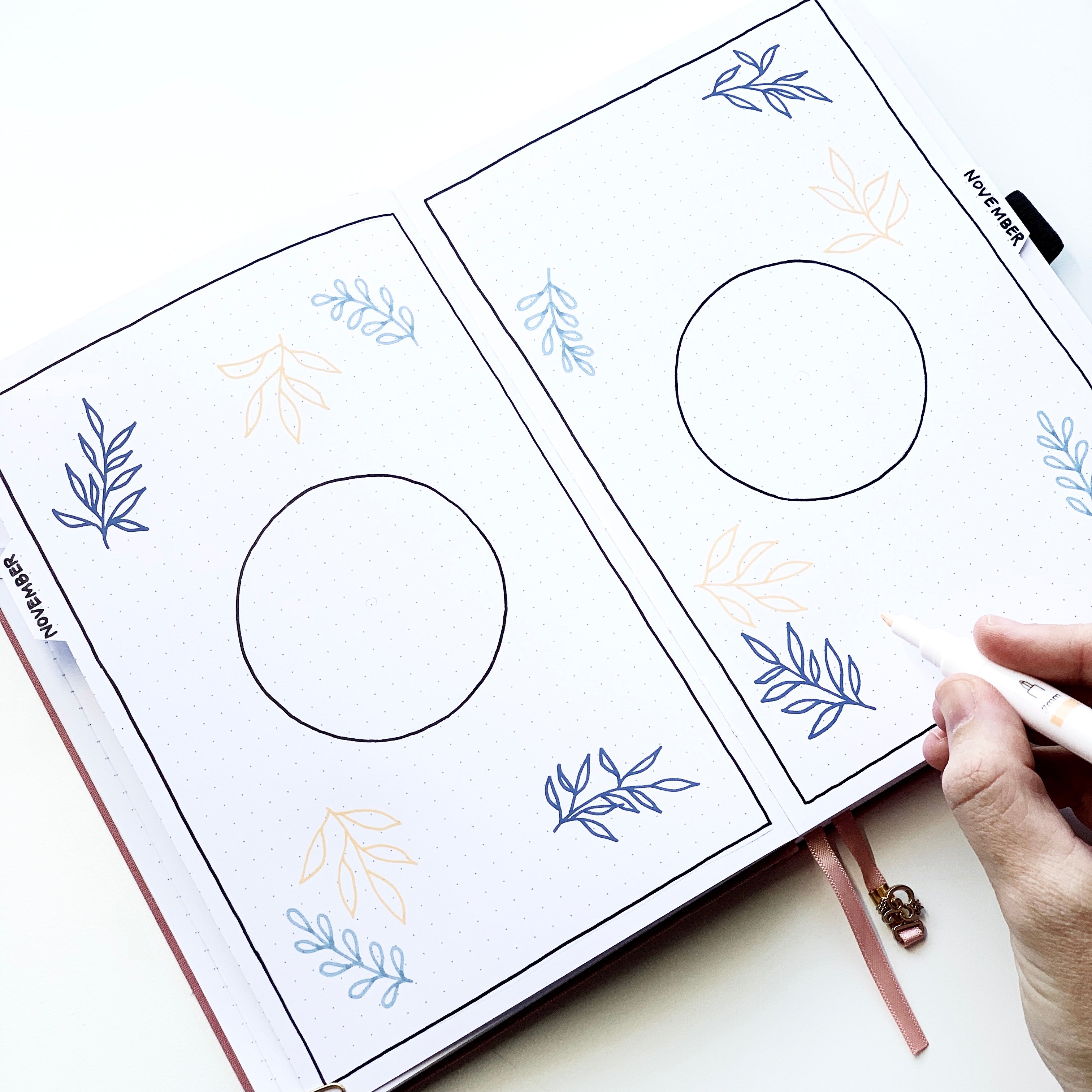 How to use the Helix Circle Maker for bullet journaling