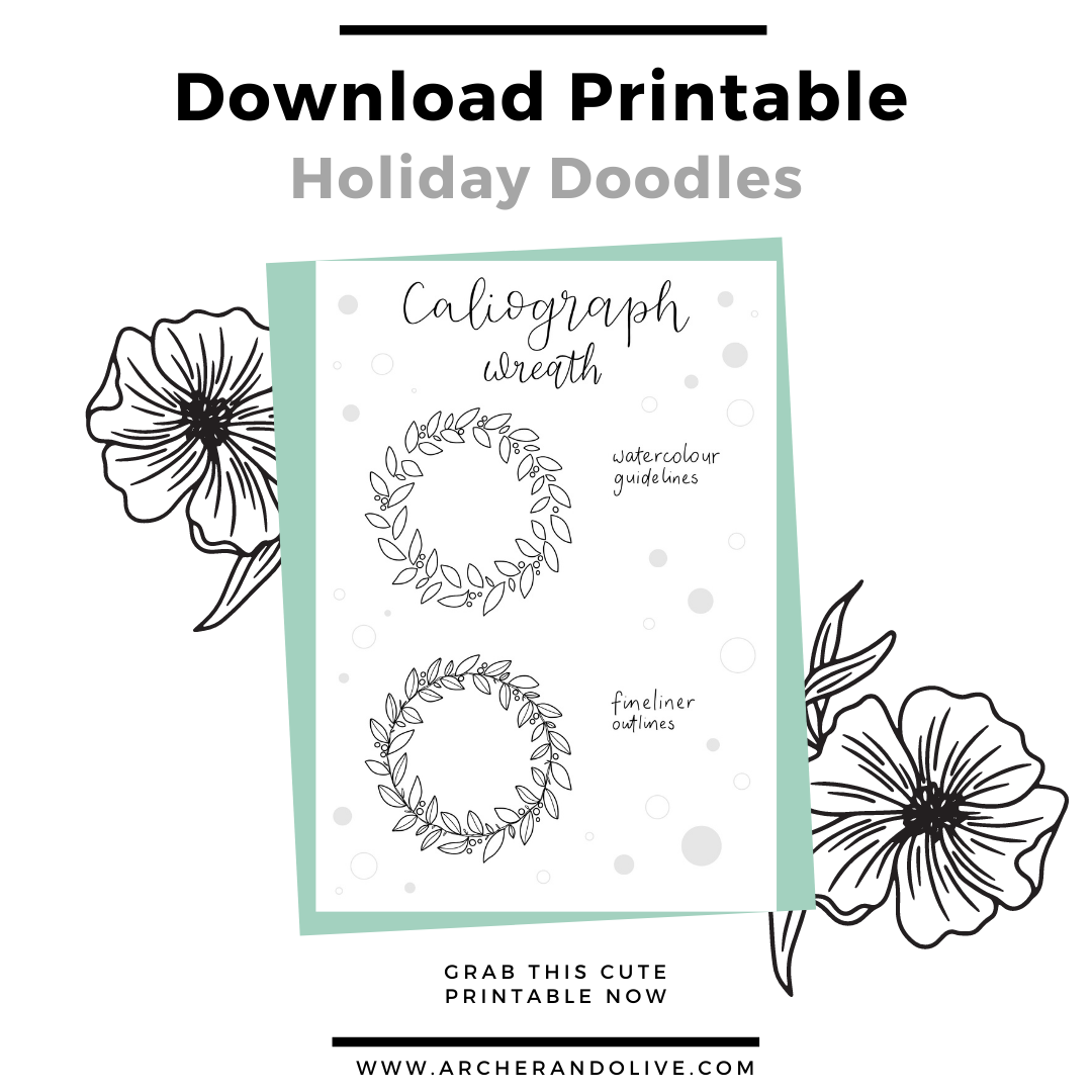 wreath printable