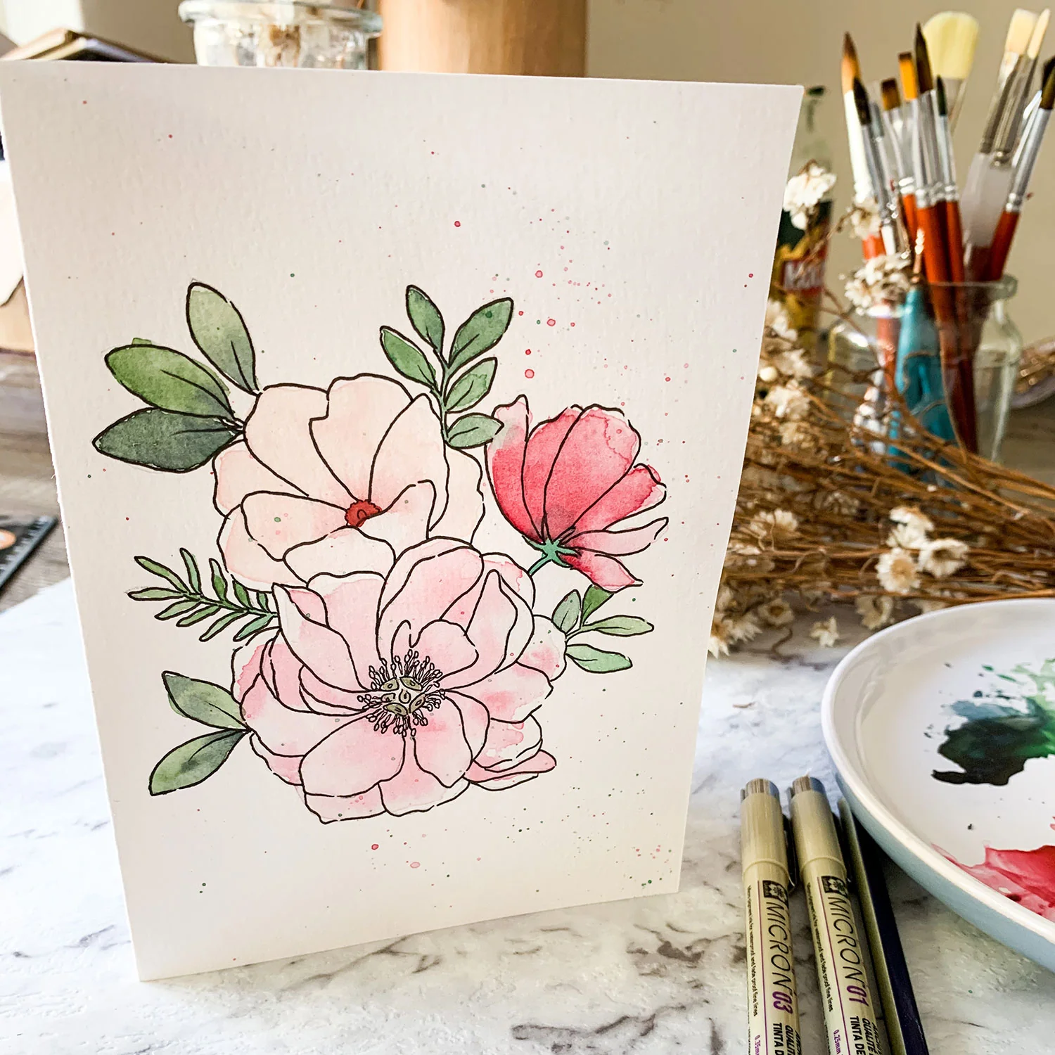 Floral Mother's Day Card