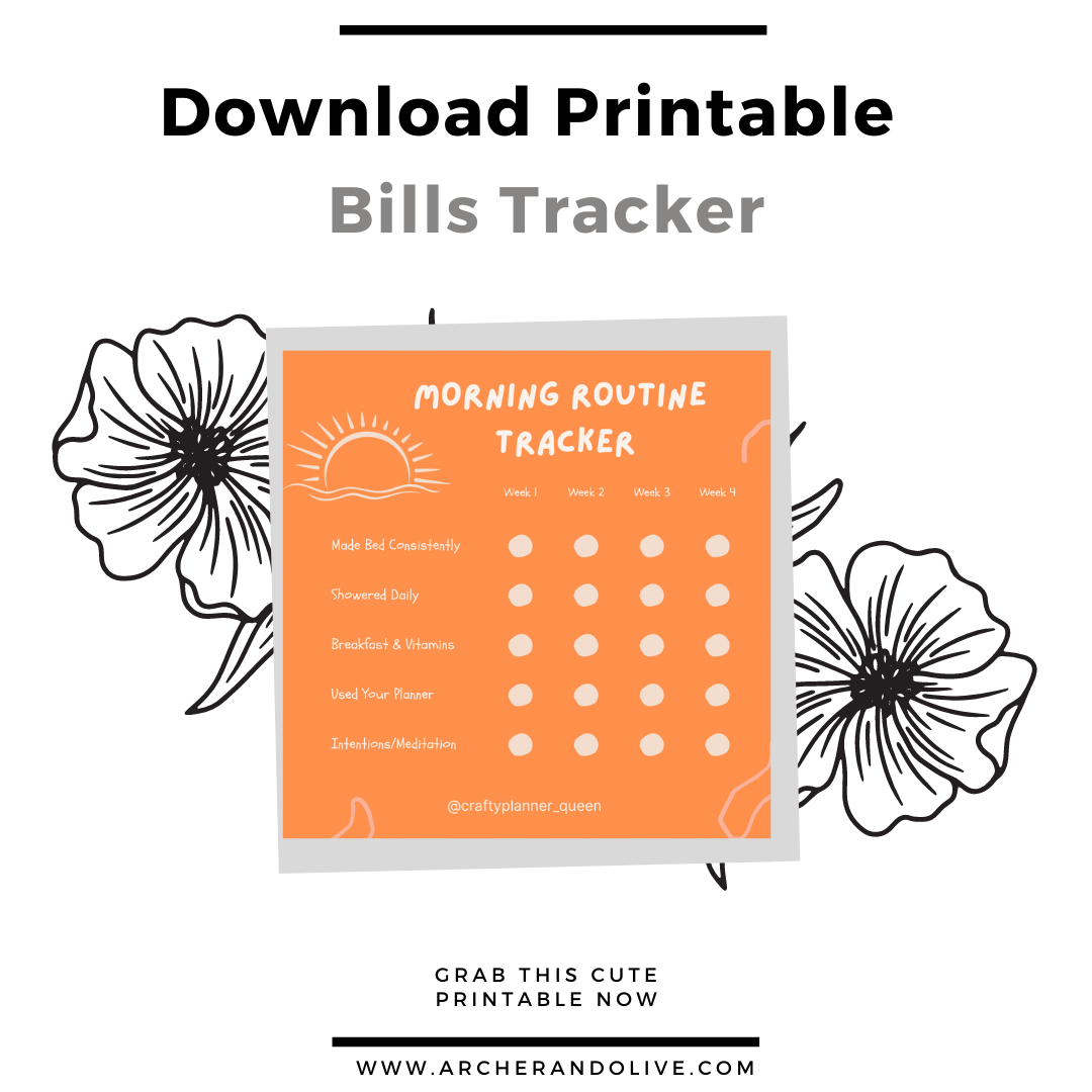 printable tracker