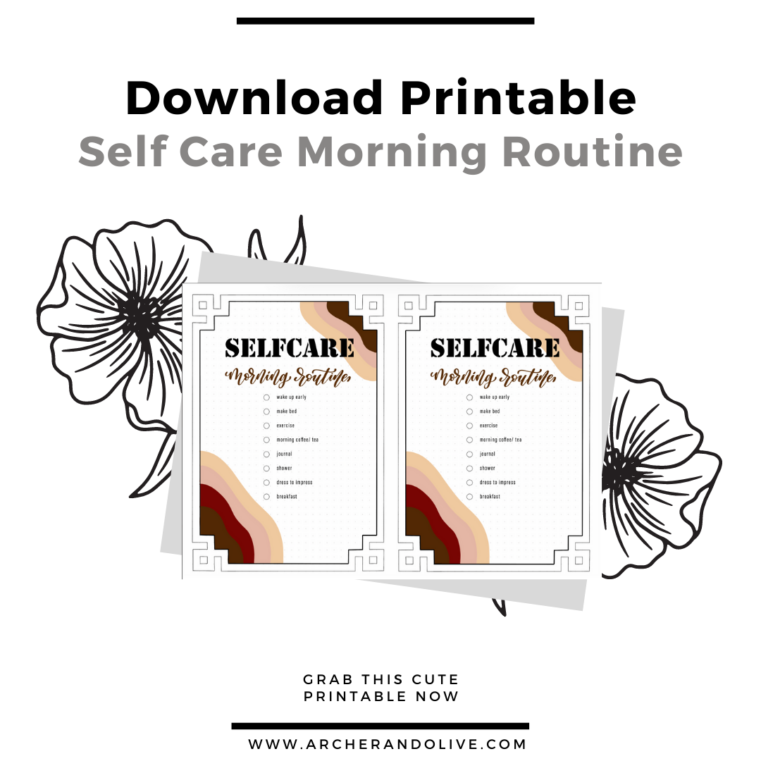 self care printable