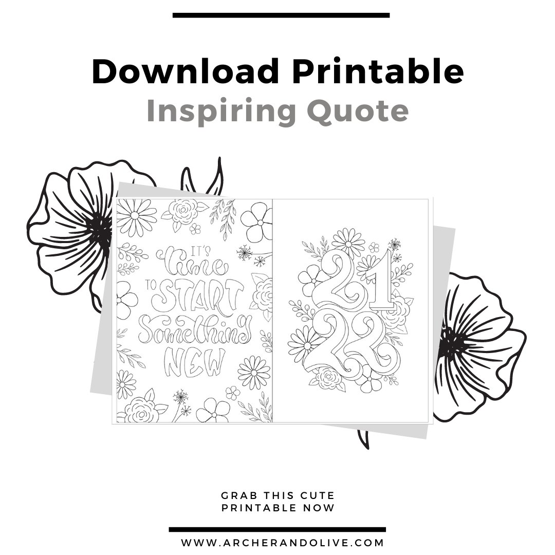 inspiring quote template printable 