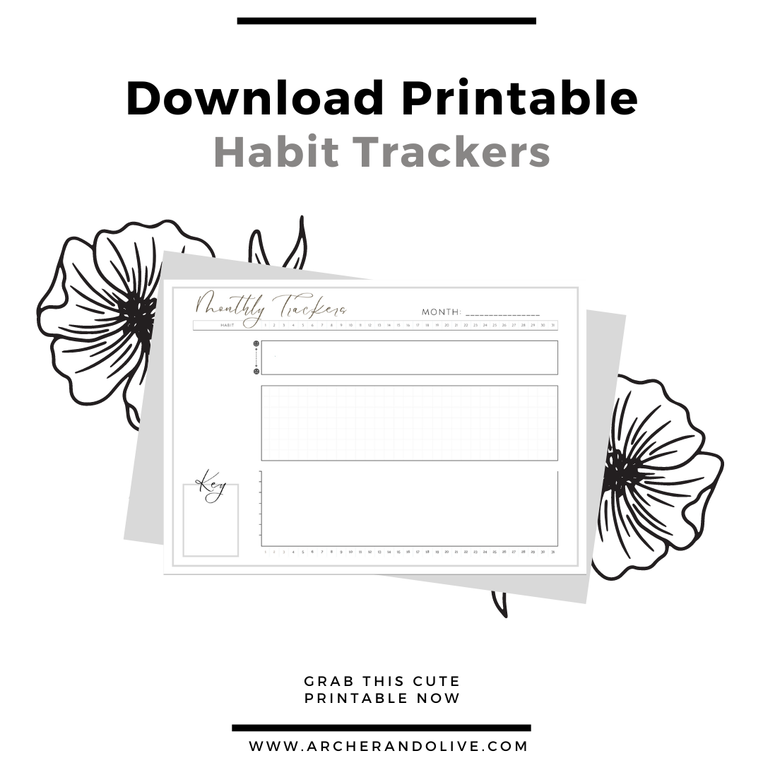 free bullet journal habit tracker printable