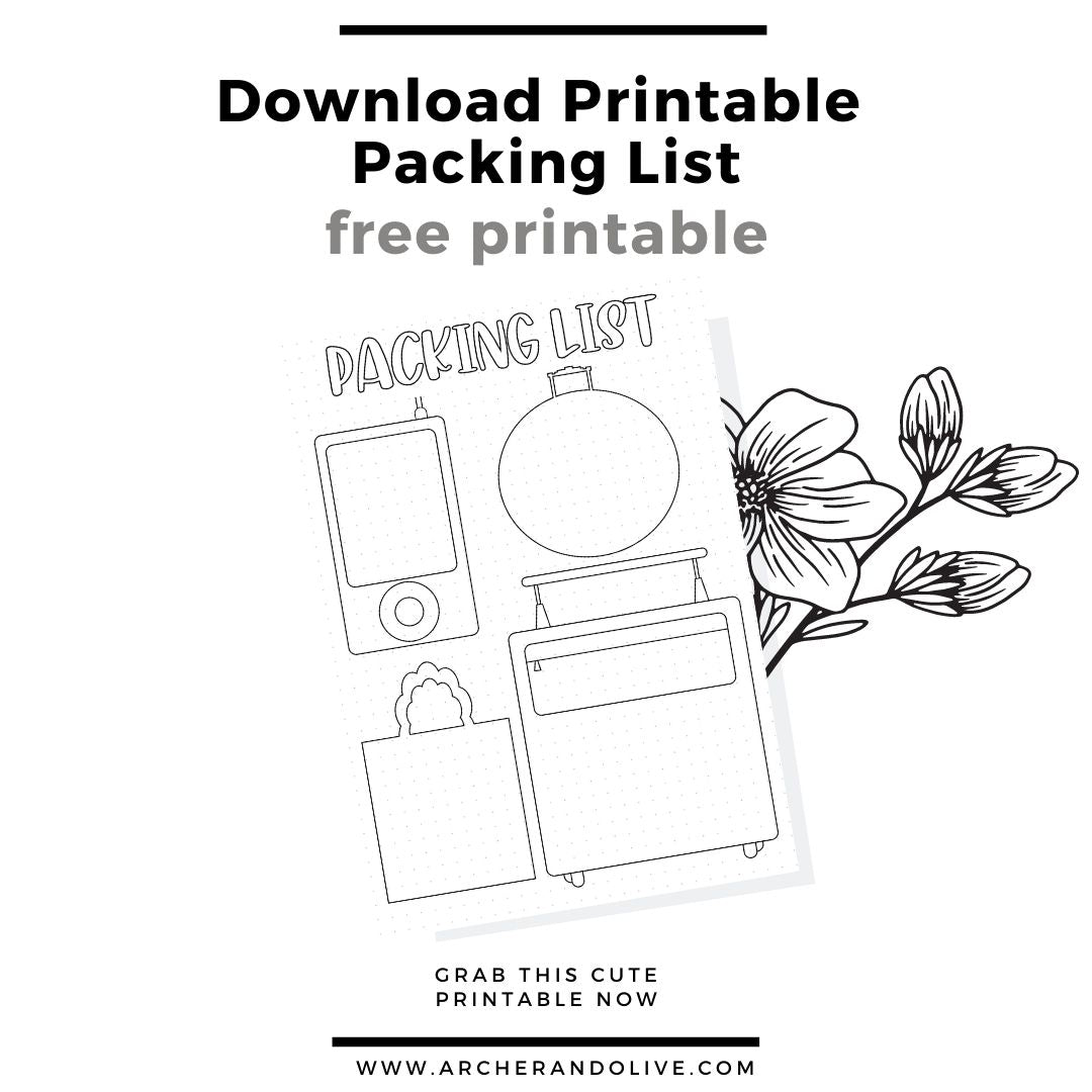 printable, freebie, masha plans, packing list