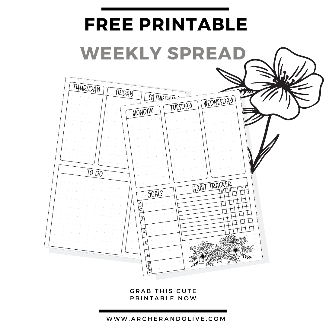 printable weekly