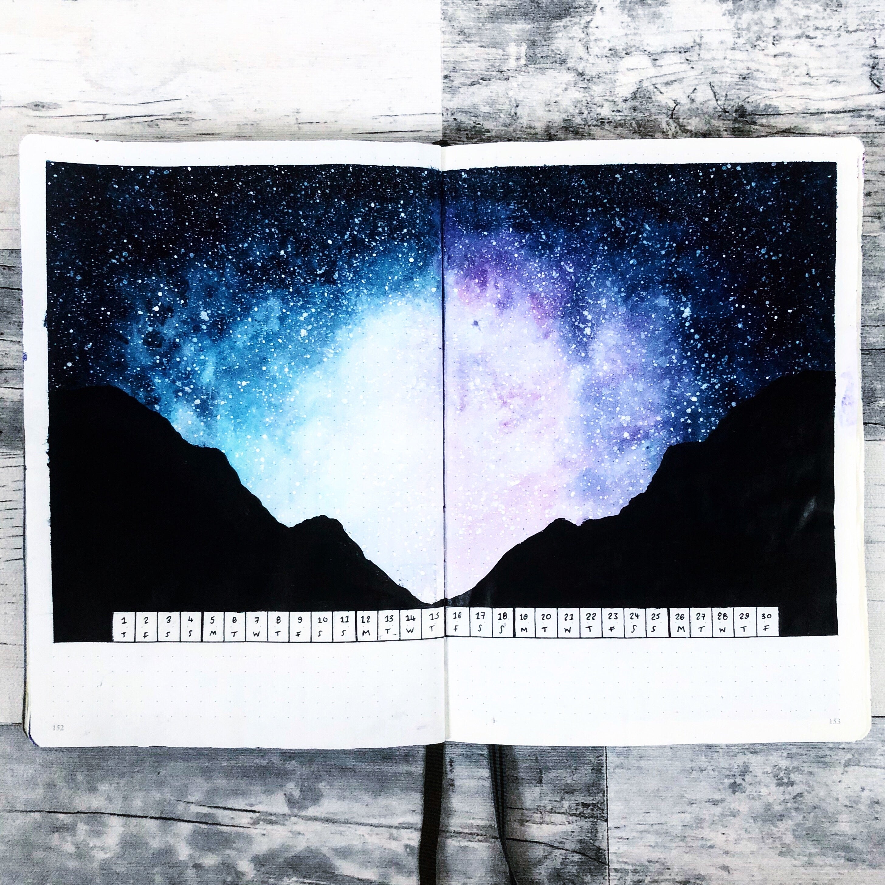 Galaxy journal spread