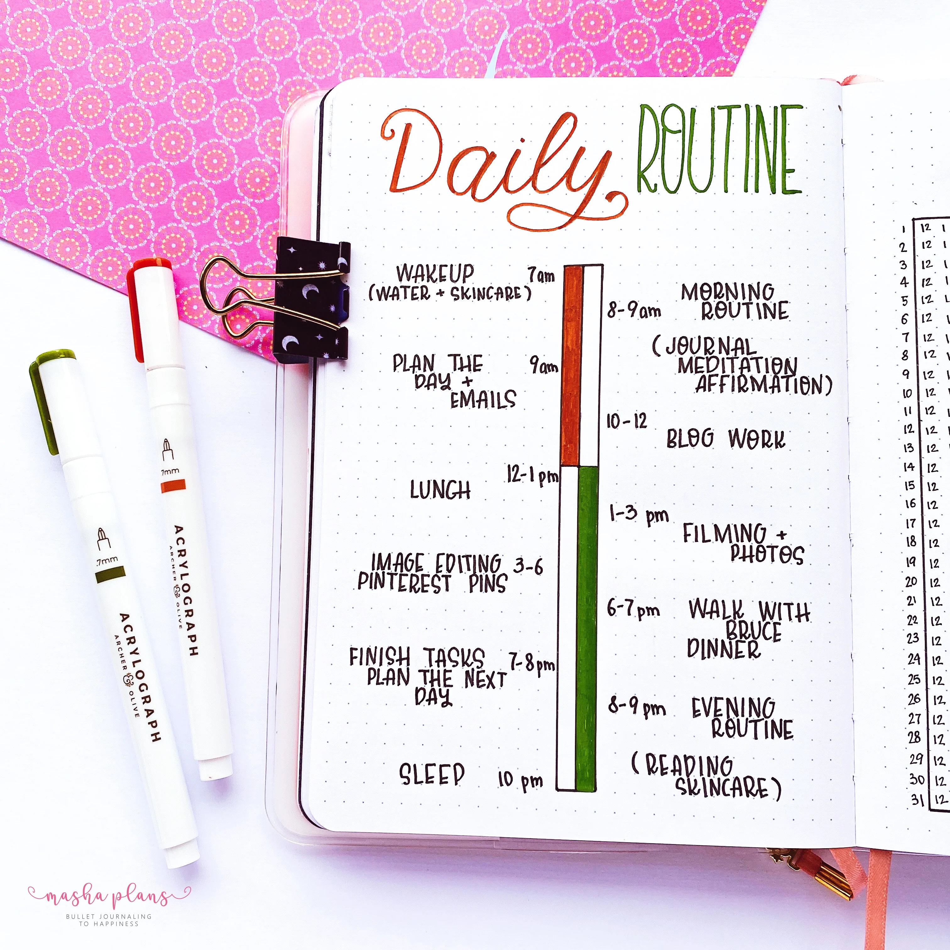 routine spread