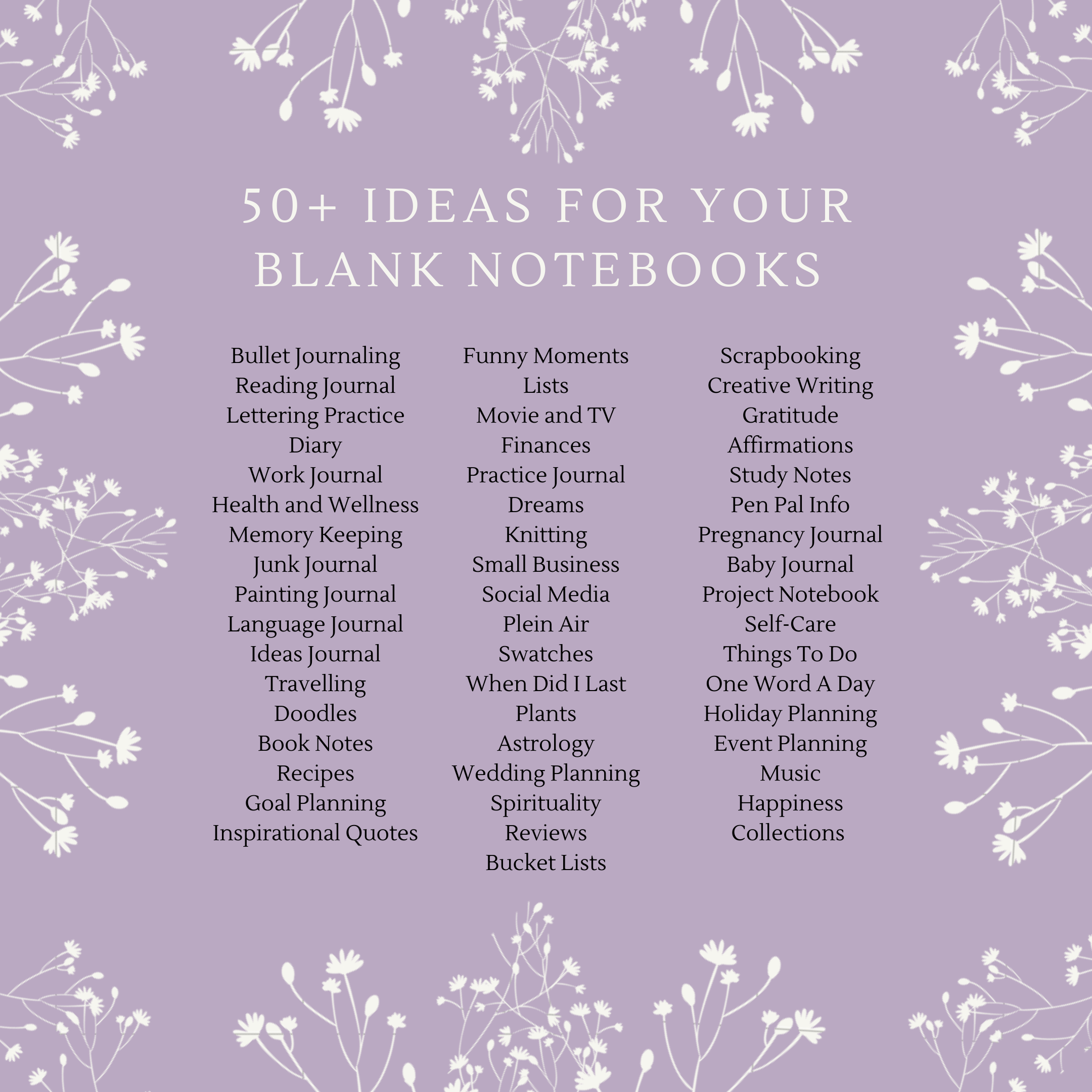 50+ Ideas