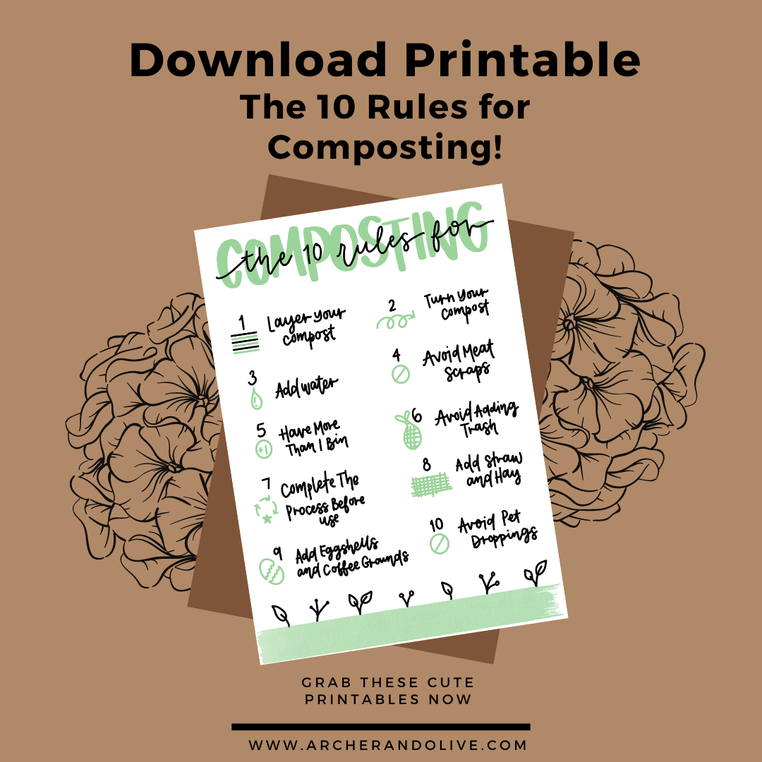 free composting tips printable