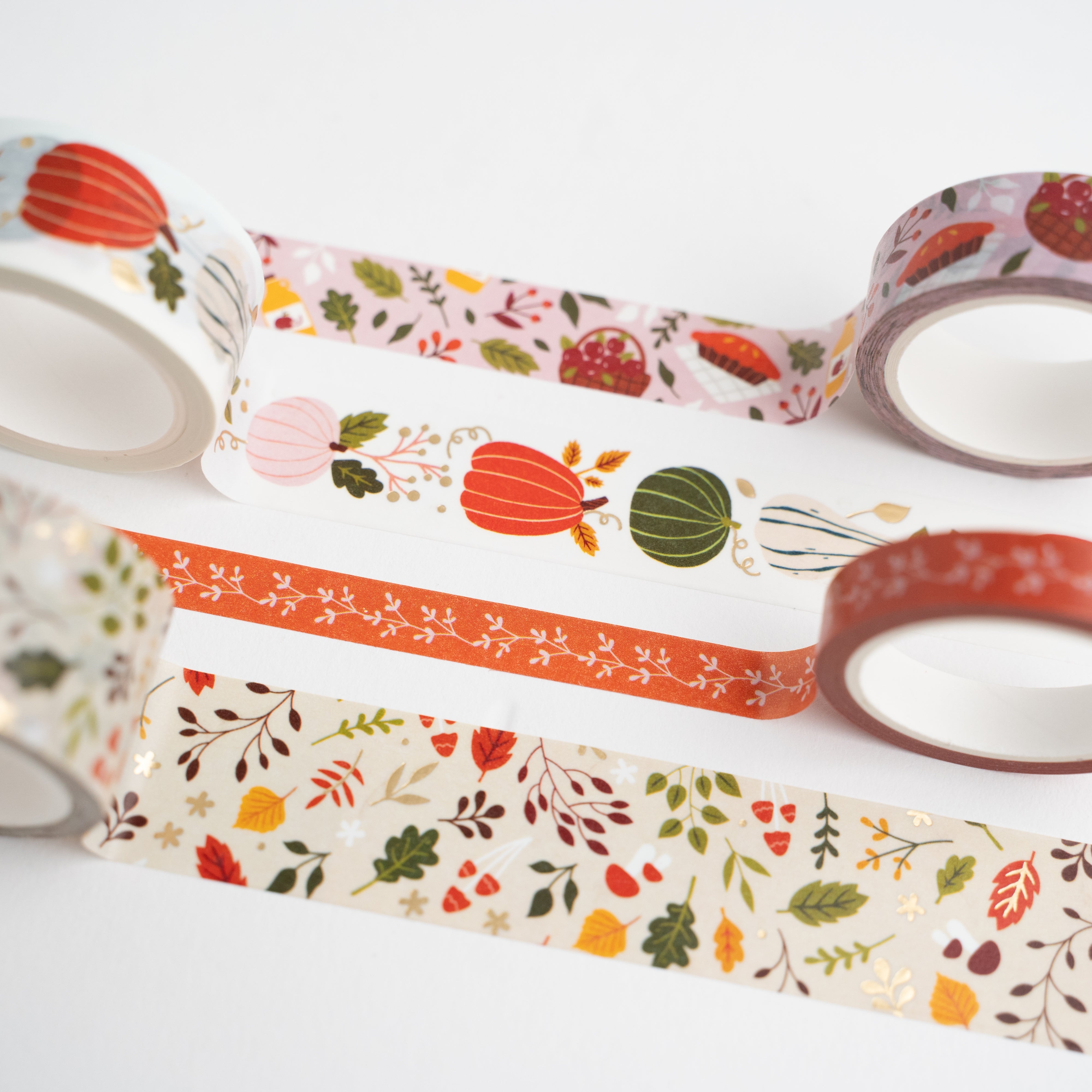 Archer and Olive - Pumpkin & Foliage Washi Tape