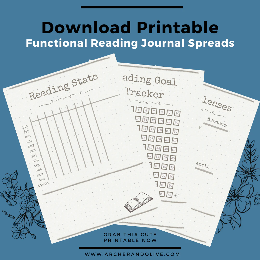 reading journal printables