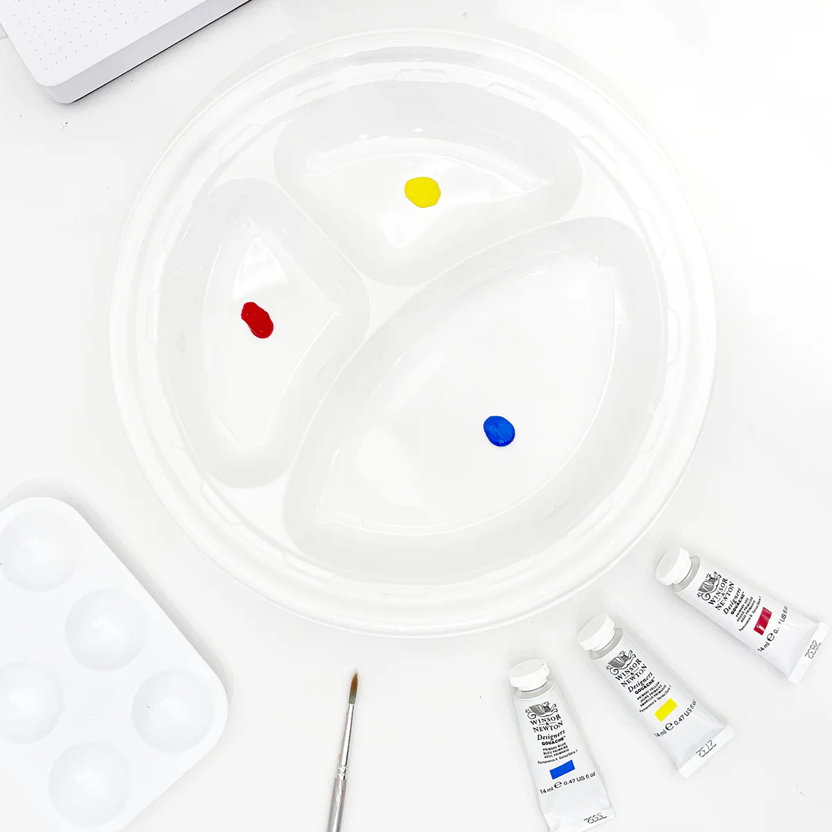 gouache mixing palette