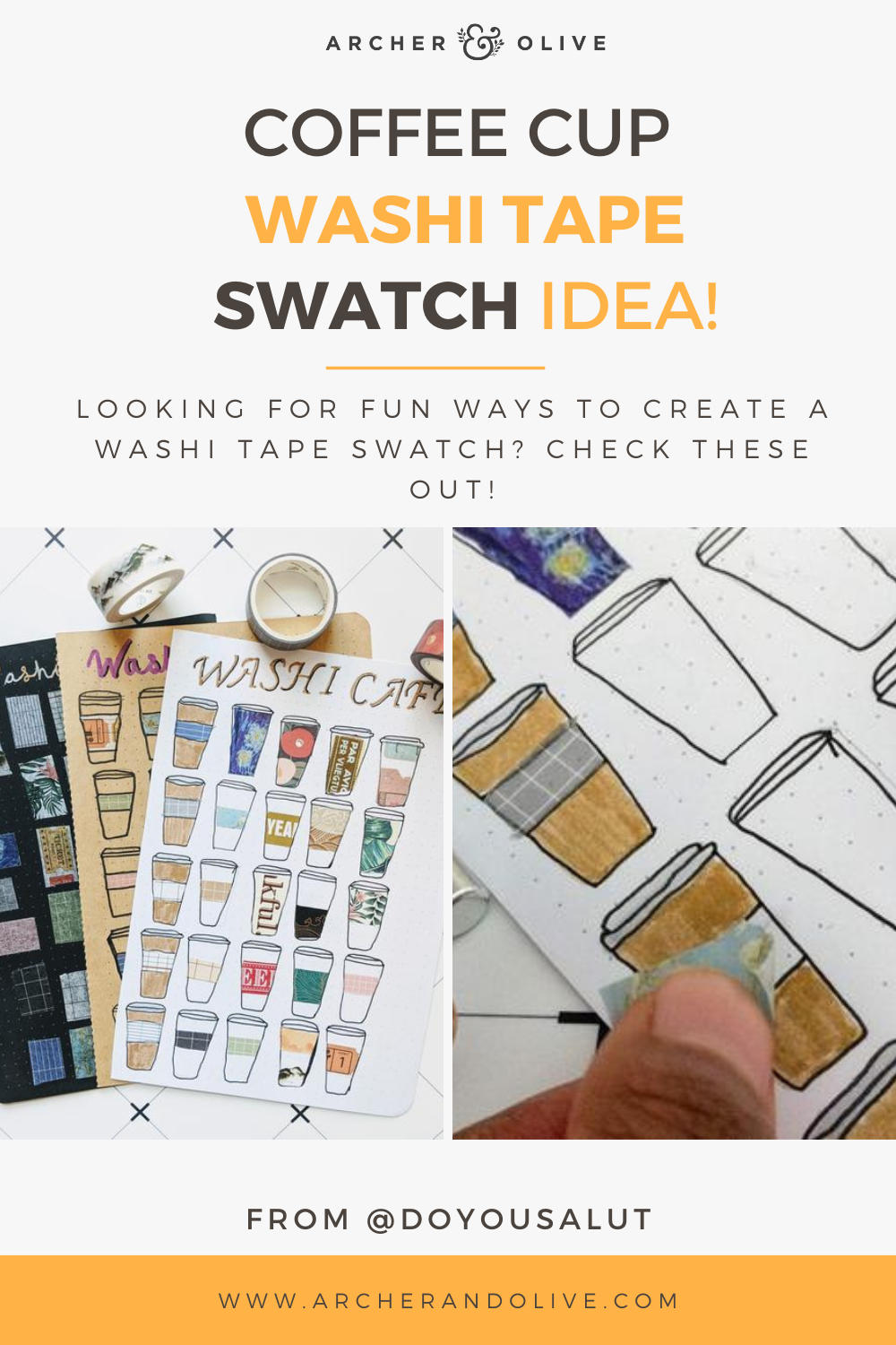 Washi Tape Swatch Ideas + FREE PRINTABLE