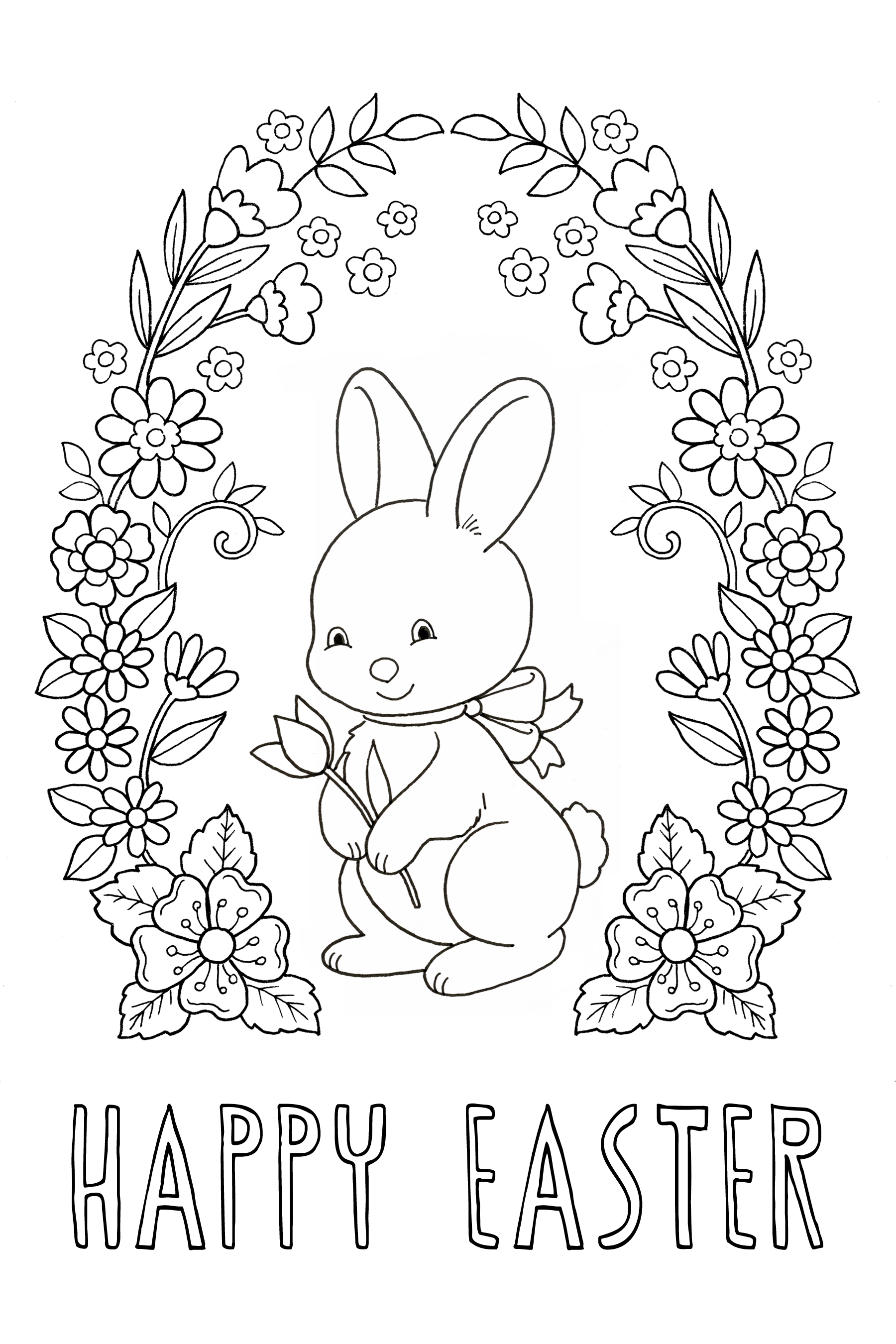 Sketch Of Easter Bunny And Easter Egg. Vector. Happy Easter. Royalty Free  SVG, Cliparts, Vectors, and Stock Illustration. Image 98091540.