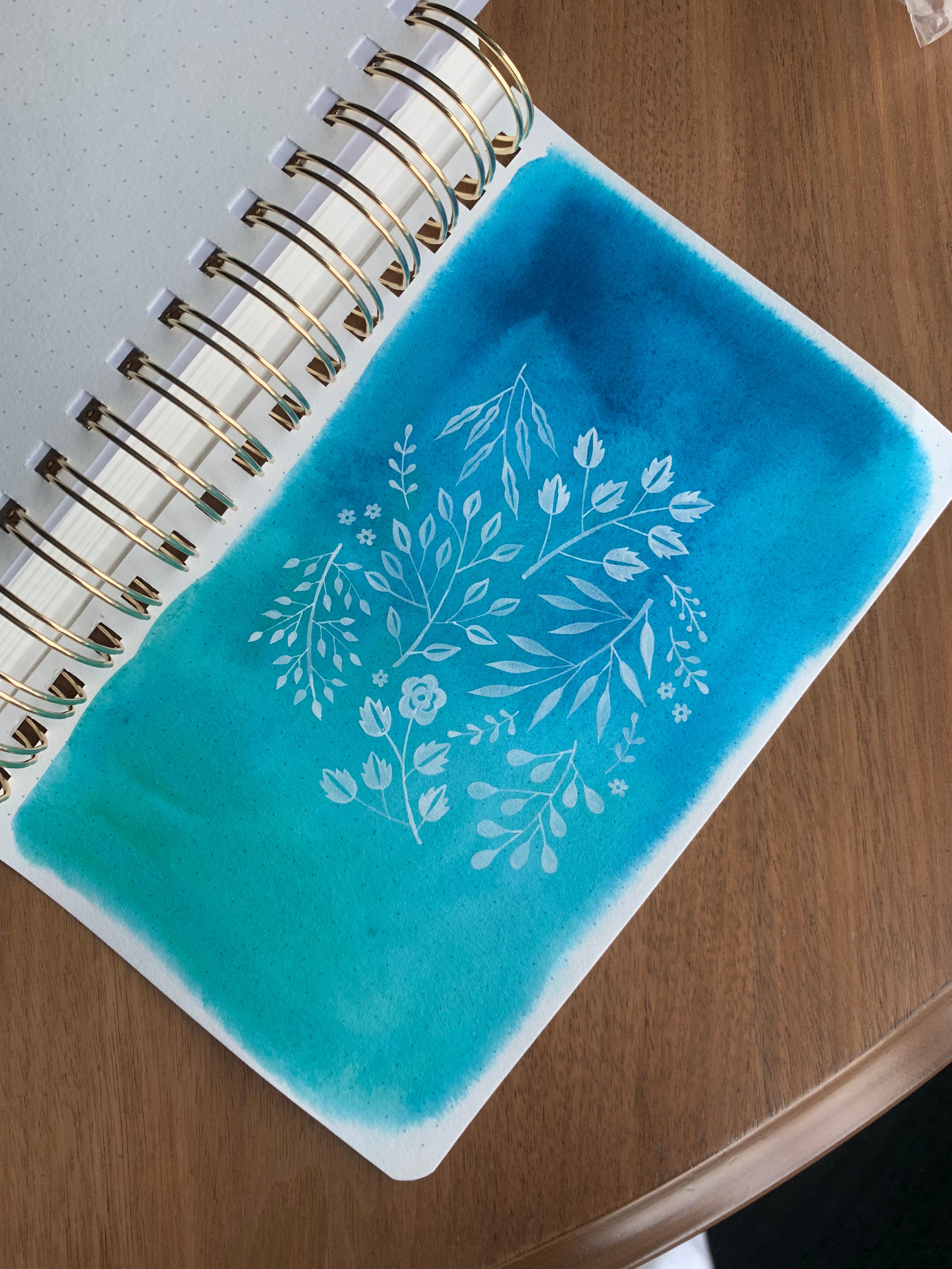 Bullet Journals with watercolor paper