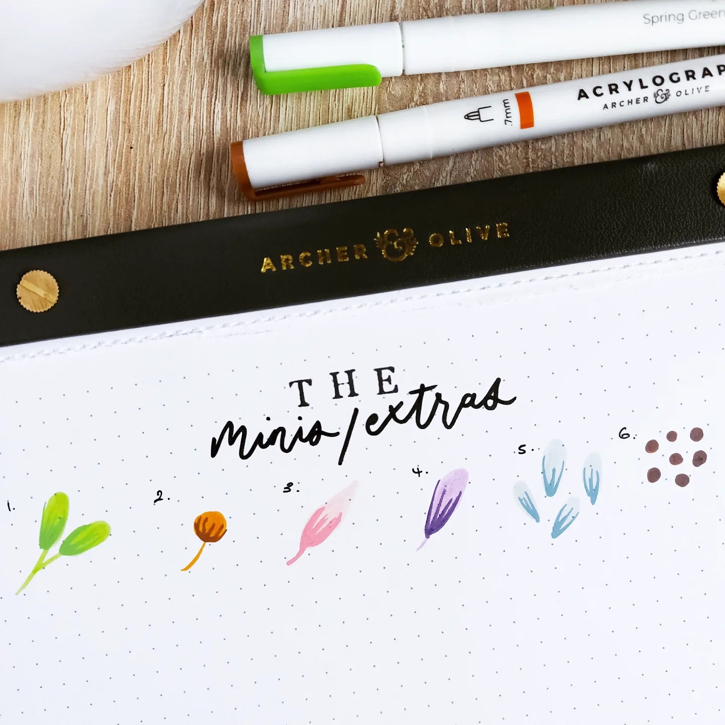 Flower and Vine Bullet Journaling Stencil Creates a Variety of Floral  Doodles in Your Bujo. Get It Exclusively Here. 