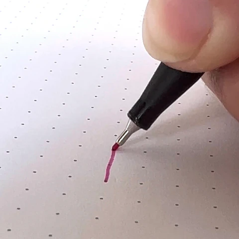 fineliner in use