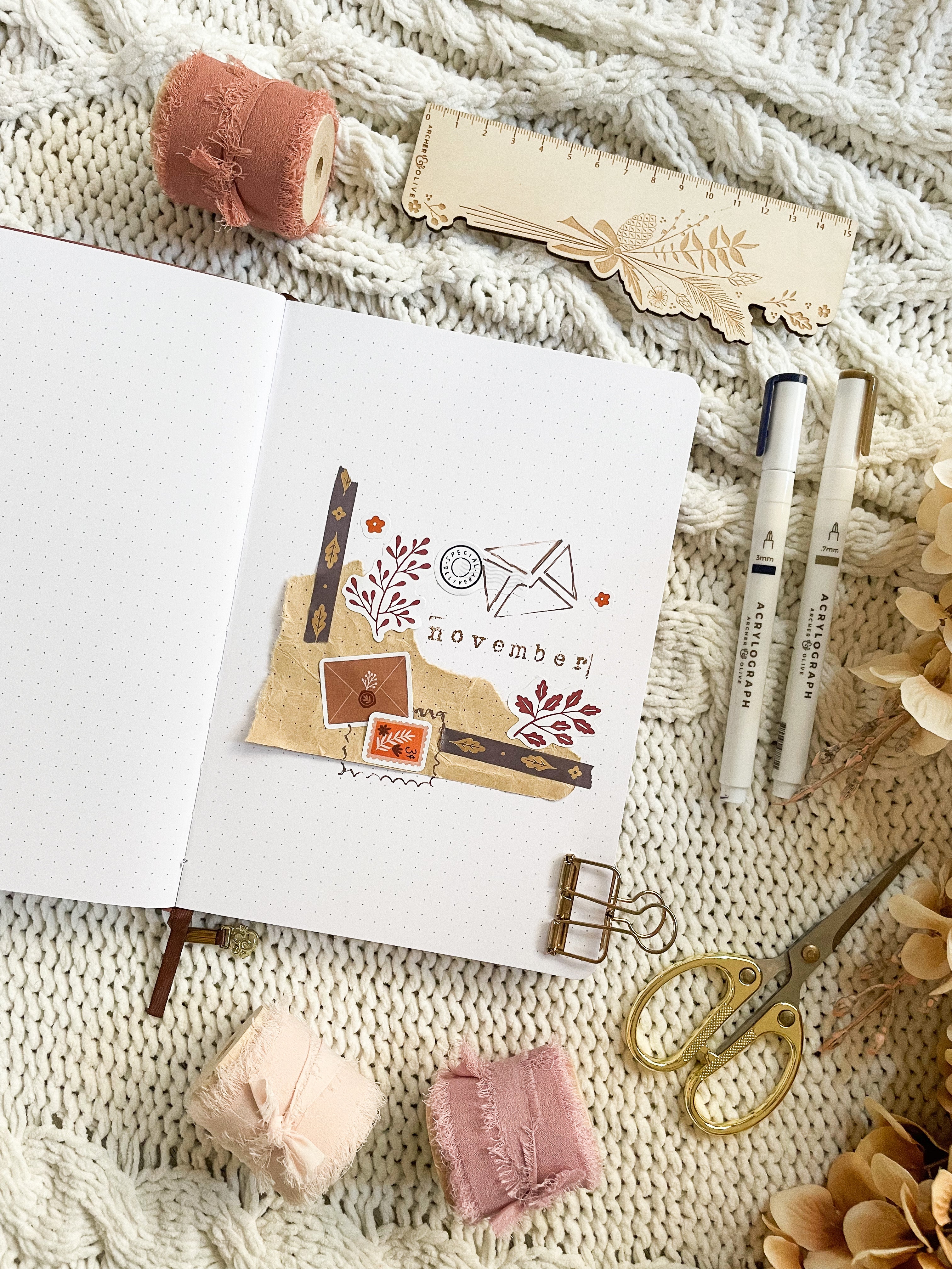 Cozy Deco Journaling Stickers