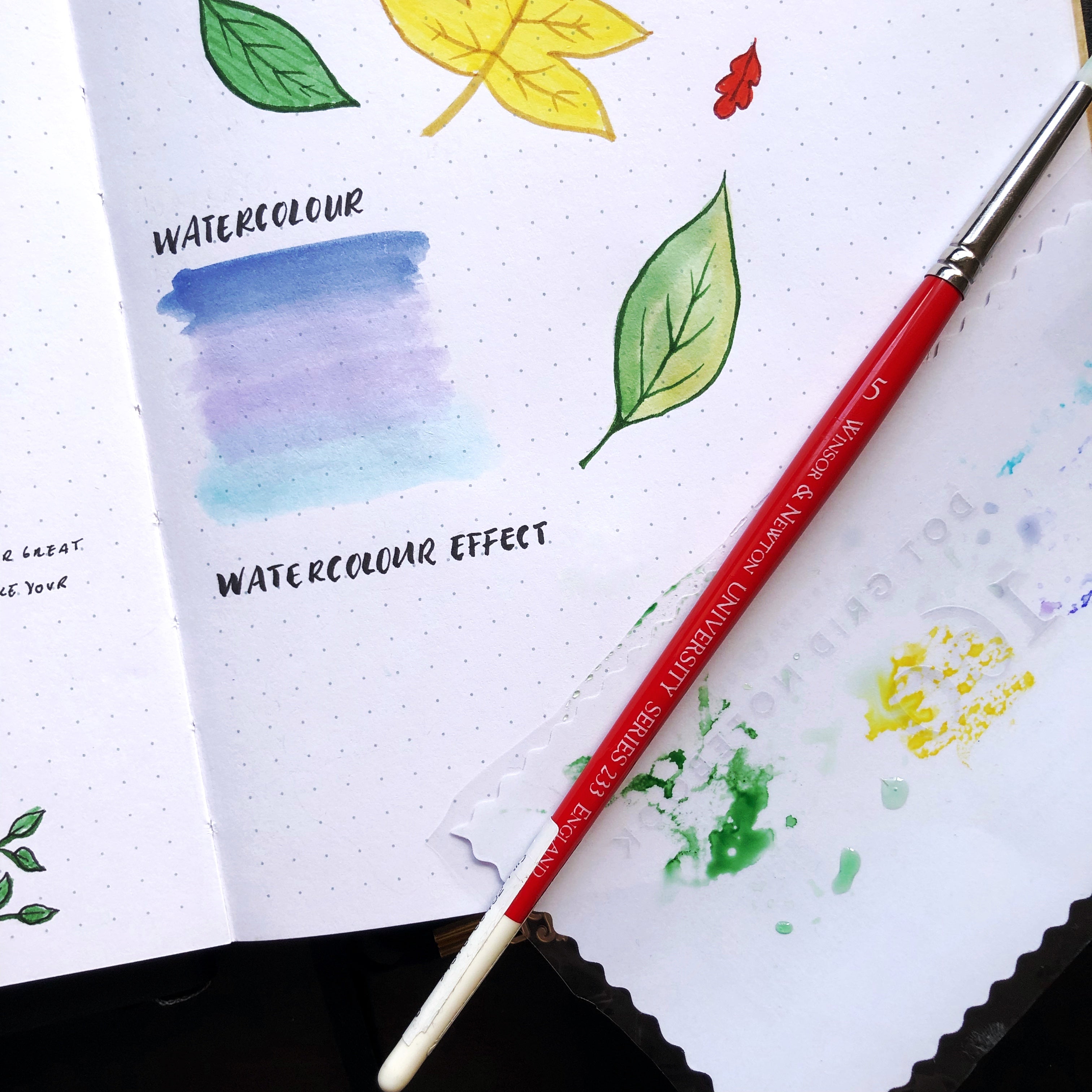 Brush Markers, Techniques for Journaling