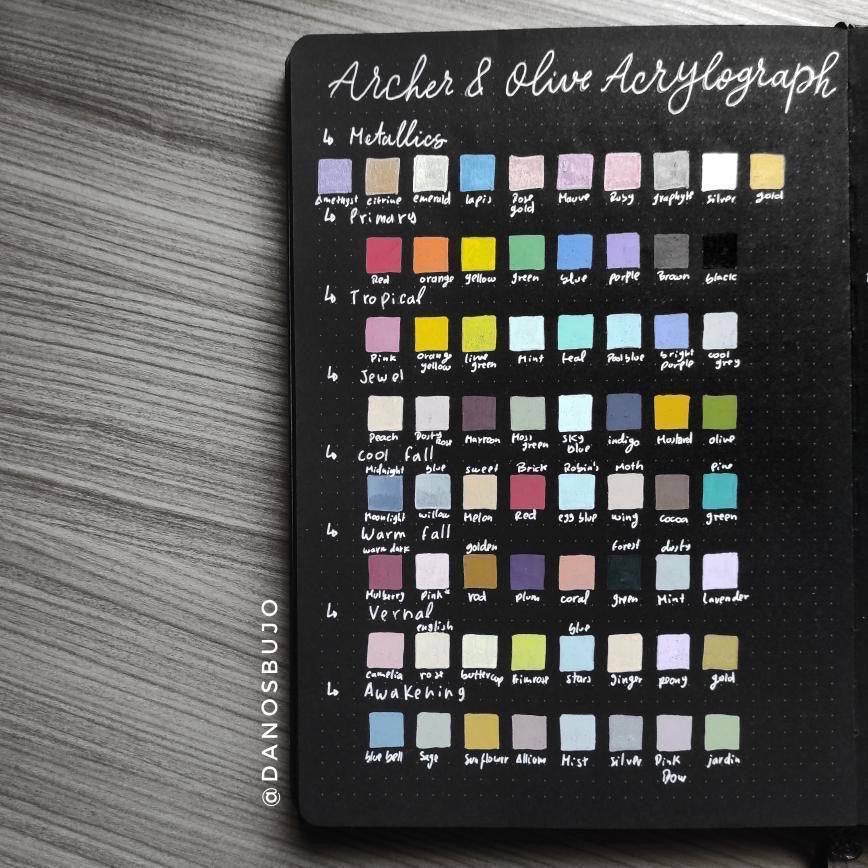 blackout swatches