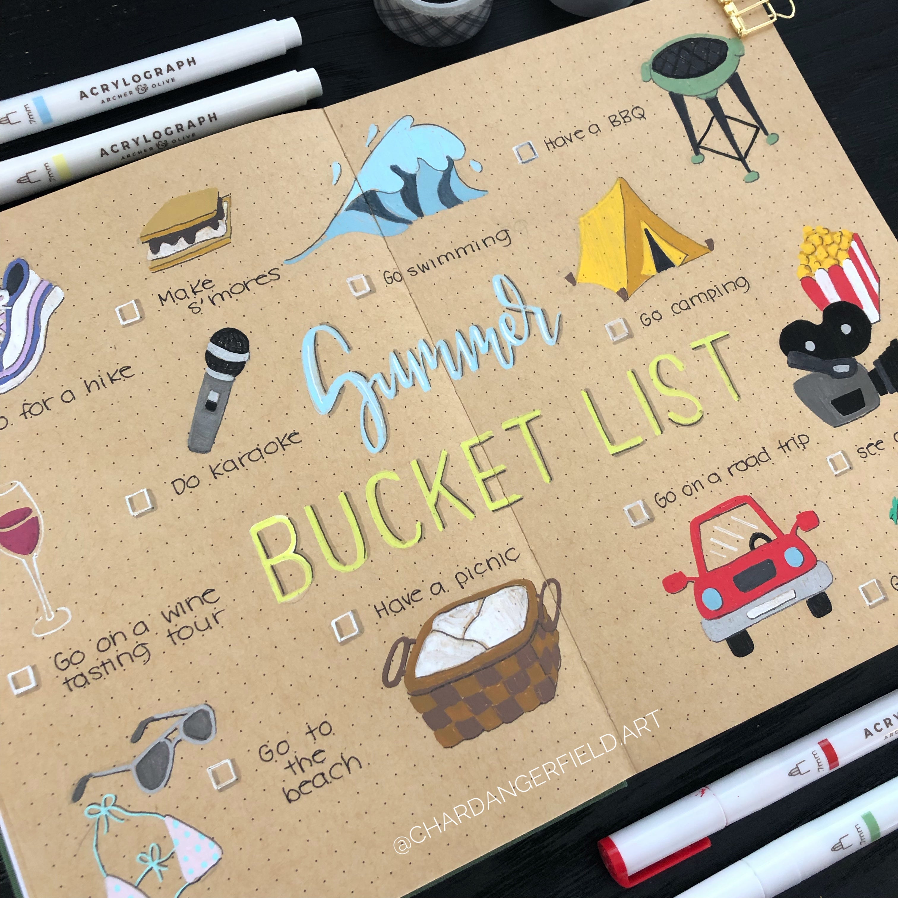 summer bucket list