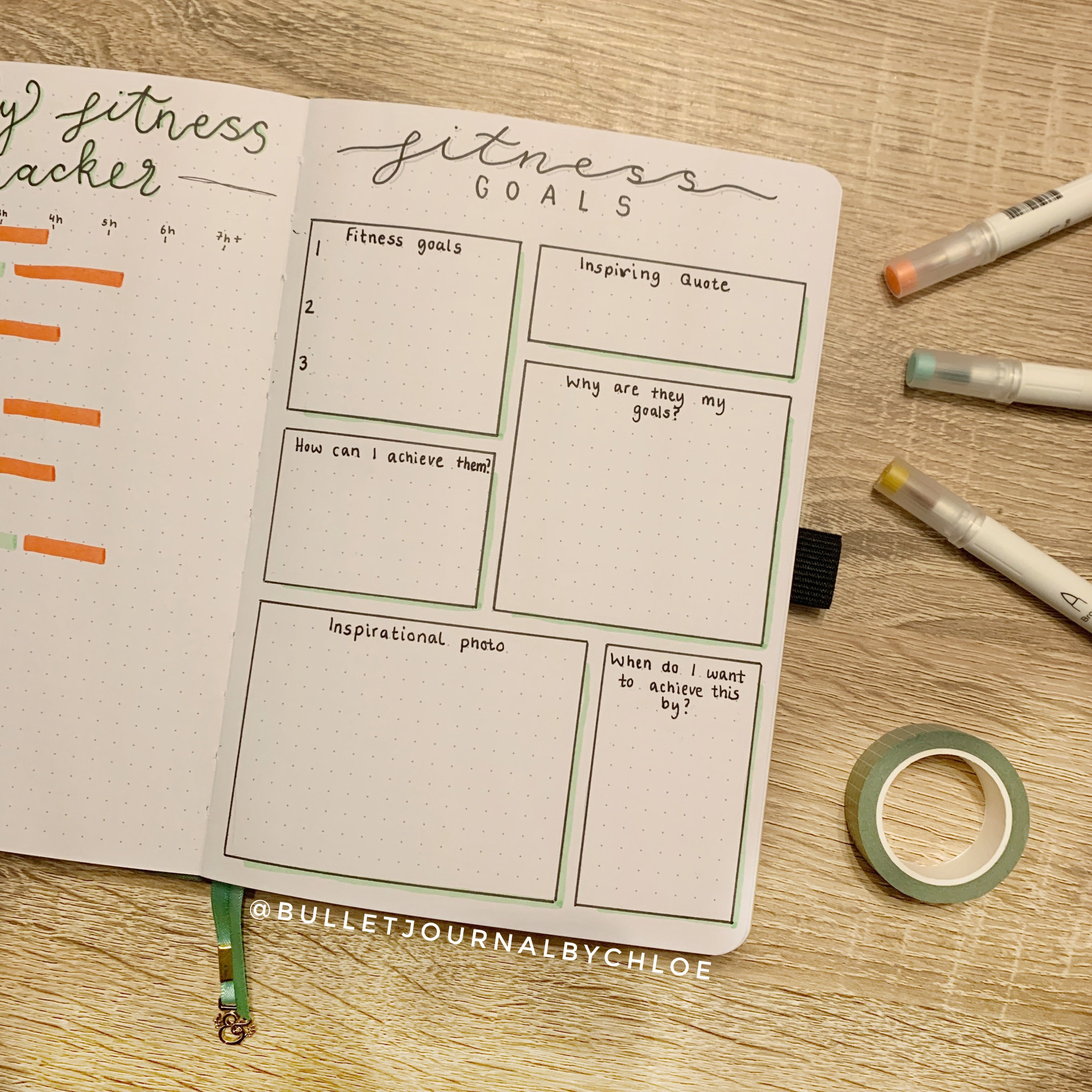 10 Fitness Spread Ideas For Your 2022 Bullet Journal