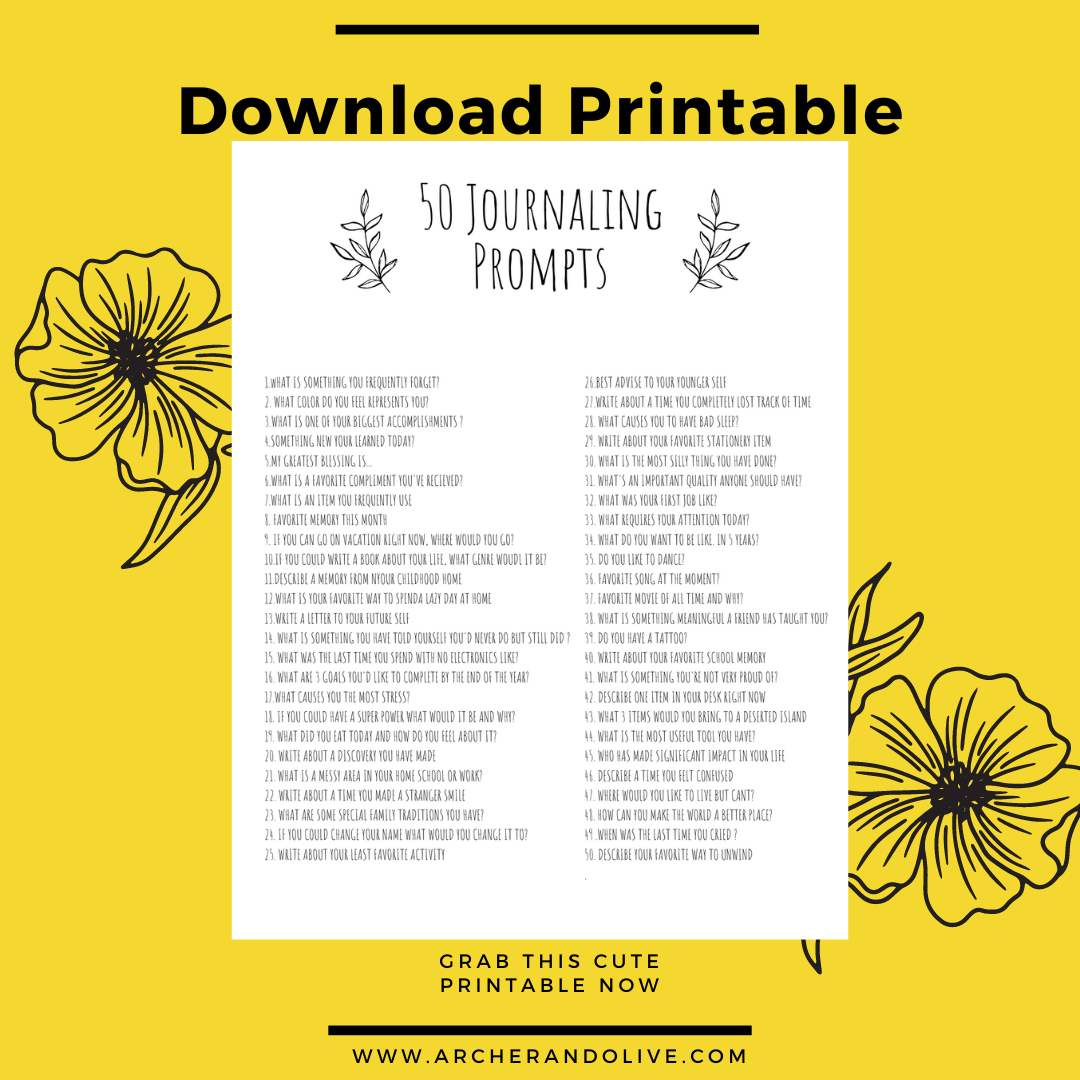 free journaling prompts