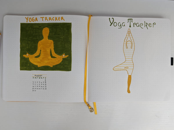 Tracking Yoga Workout In My Bullet Journal – 365 Days of Dana