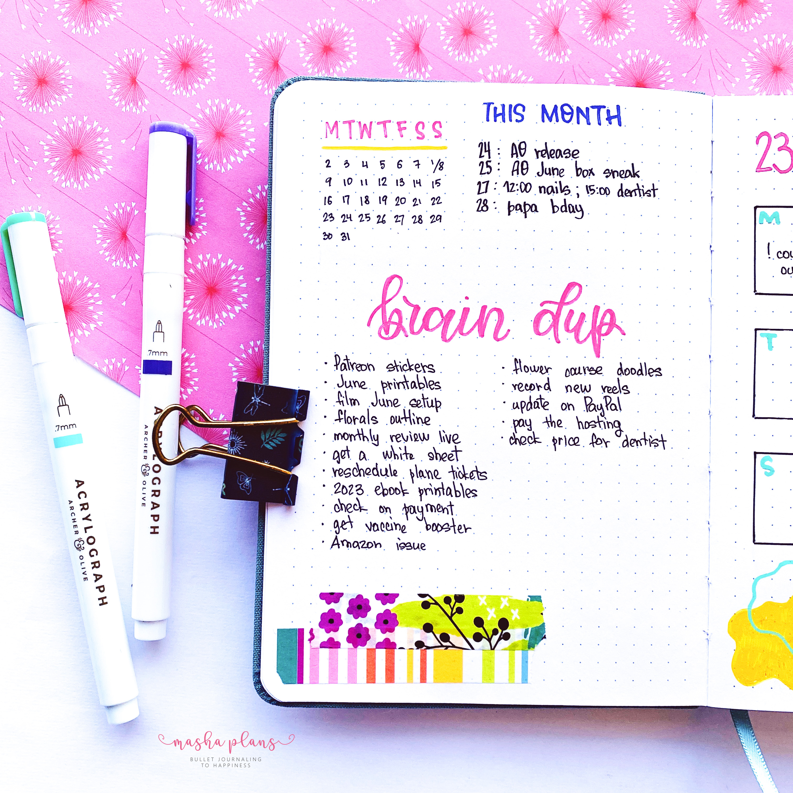 How to Draw Anything: Bullet Journal Hack ⋆ The Petite Planner