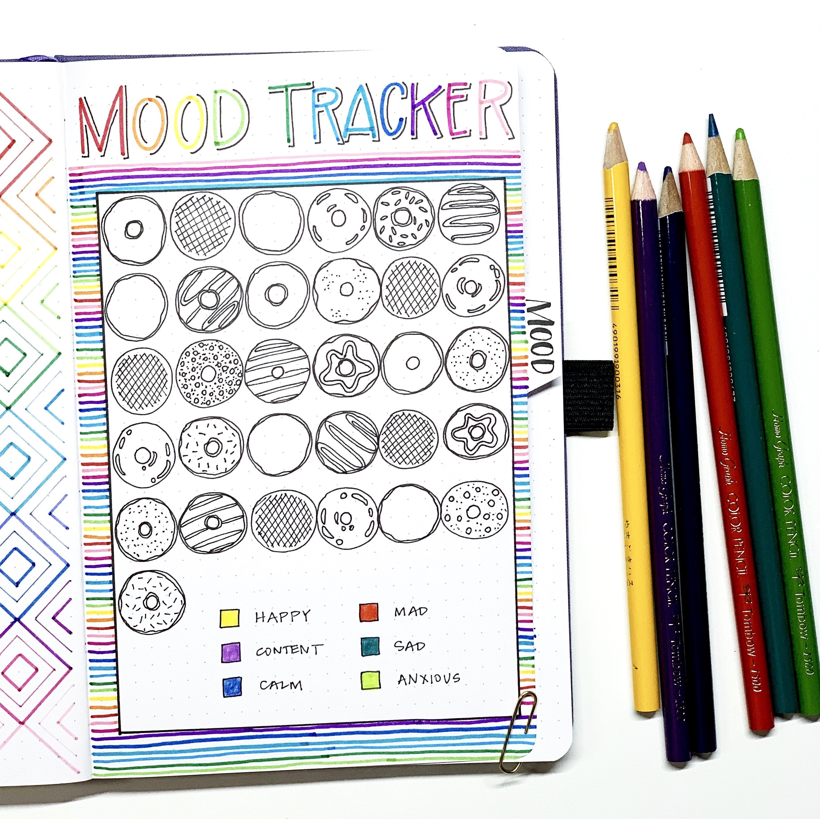 bullet journal mood tracker