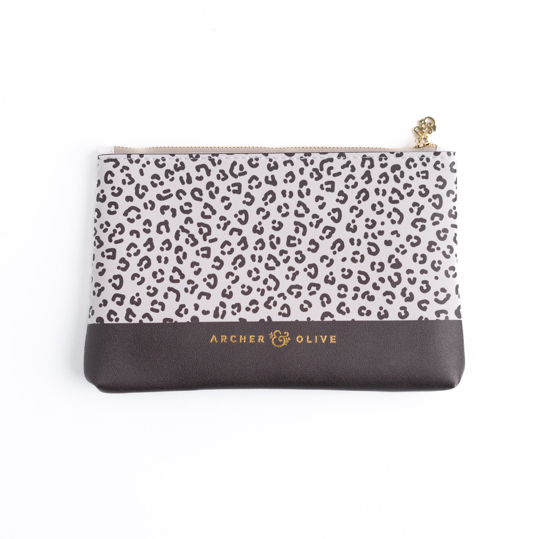 Archer and Olive - Cheetah Zipper Pouch