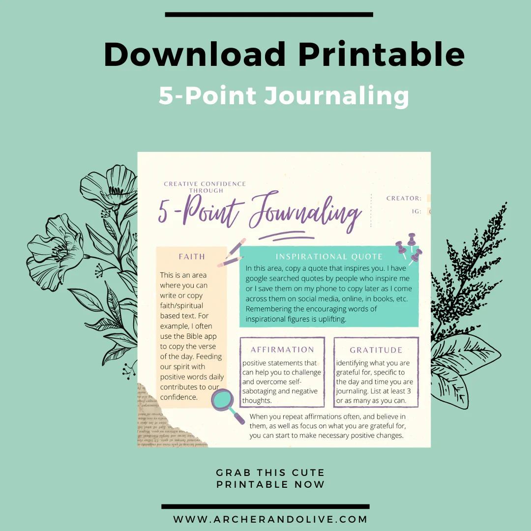 free journaling printable