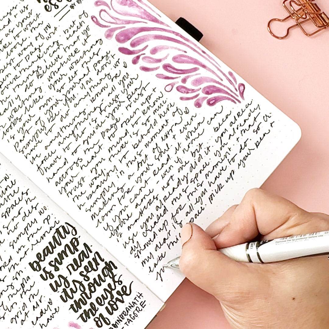 How To Easily Incorporate Watercolor Into Your Journaling Practice