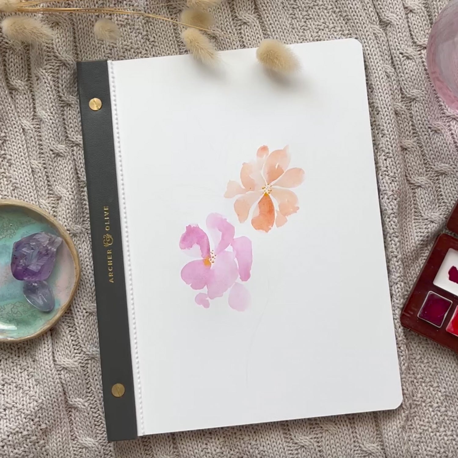 Quick + Easy Loose Watercolor Floral Tutorial