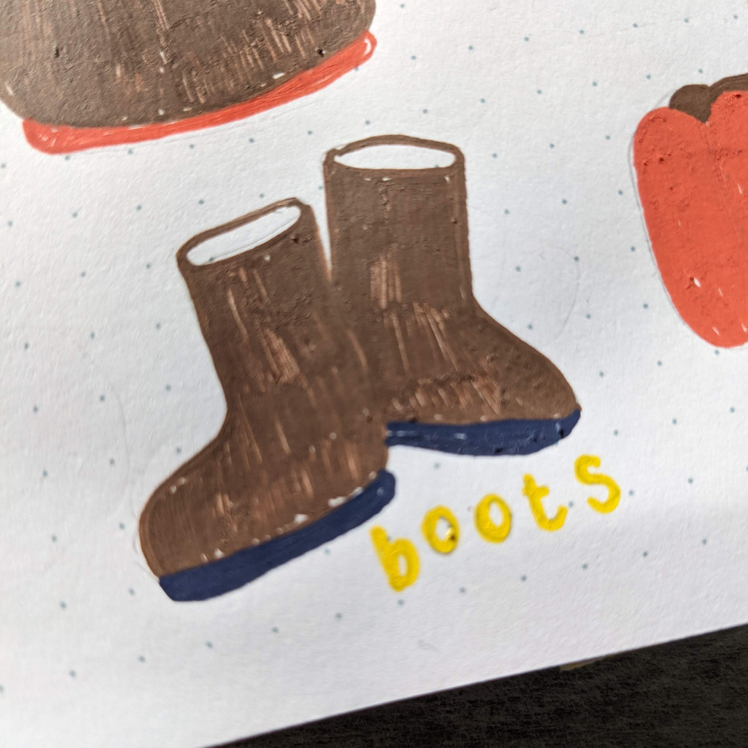 boot doodle