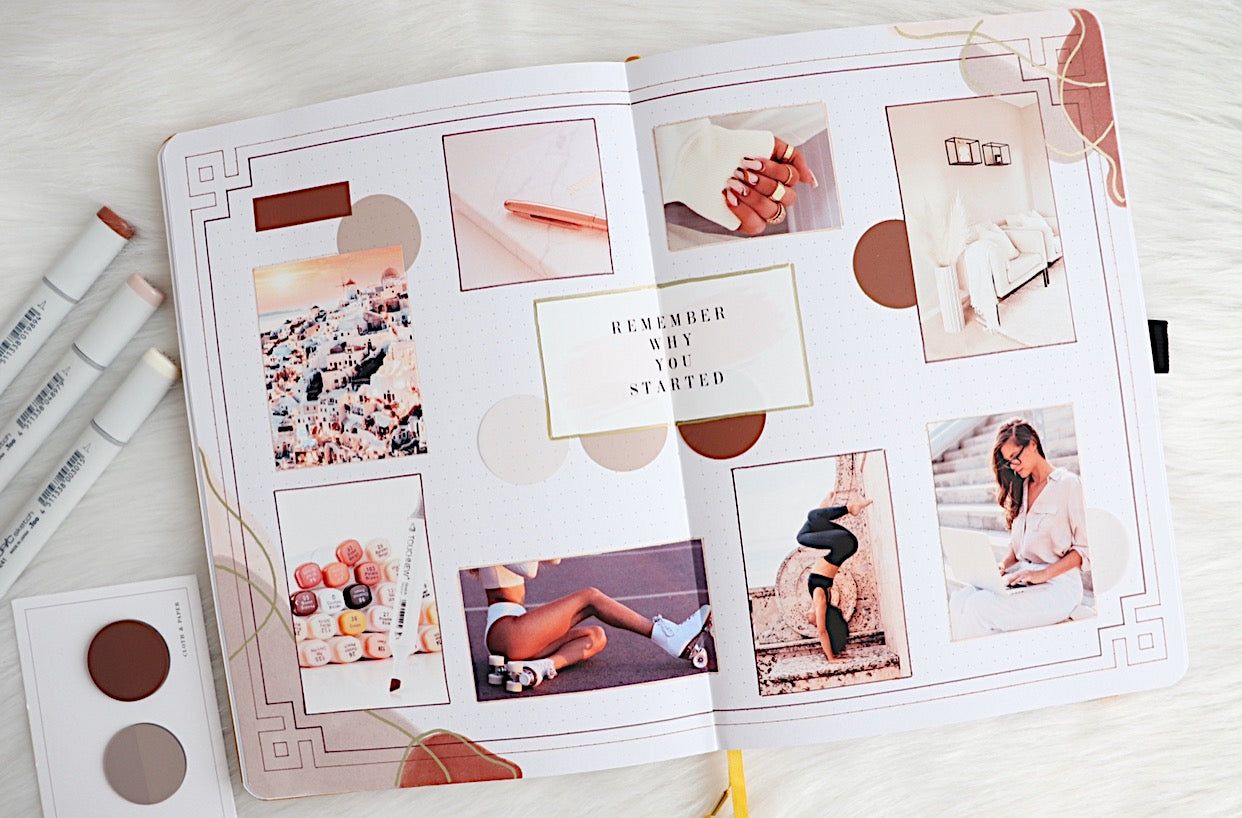 How to Create a Bullet Journal Vision Board