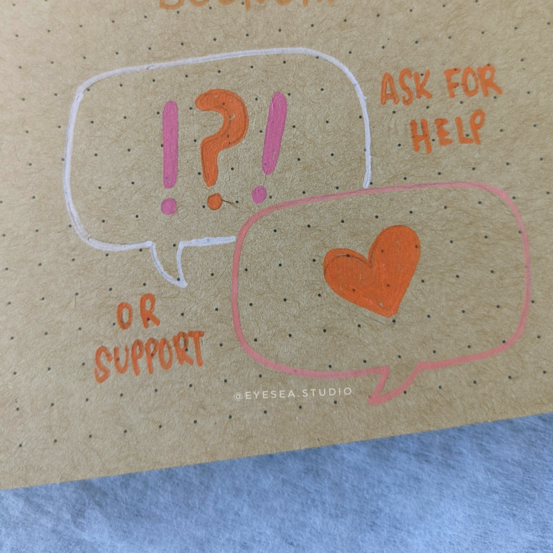 Ask for Help/Support doodle