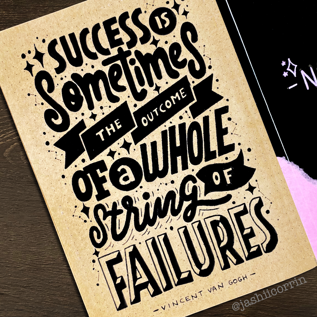 success is a string of failures