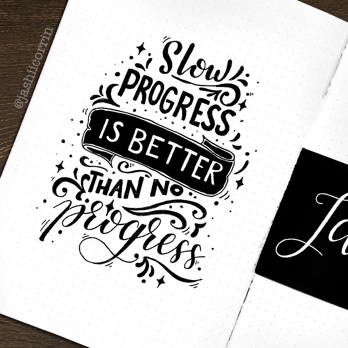 slow progress is better than no progress cover page